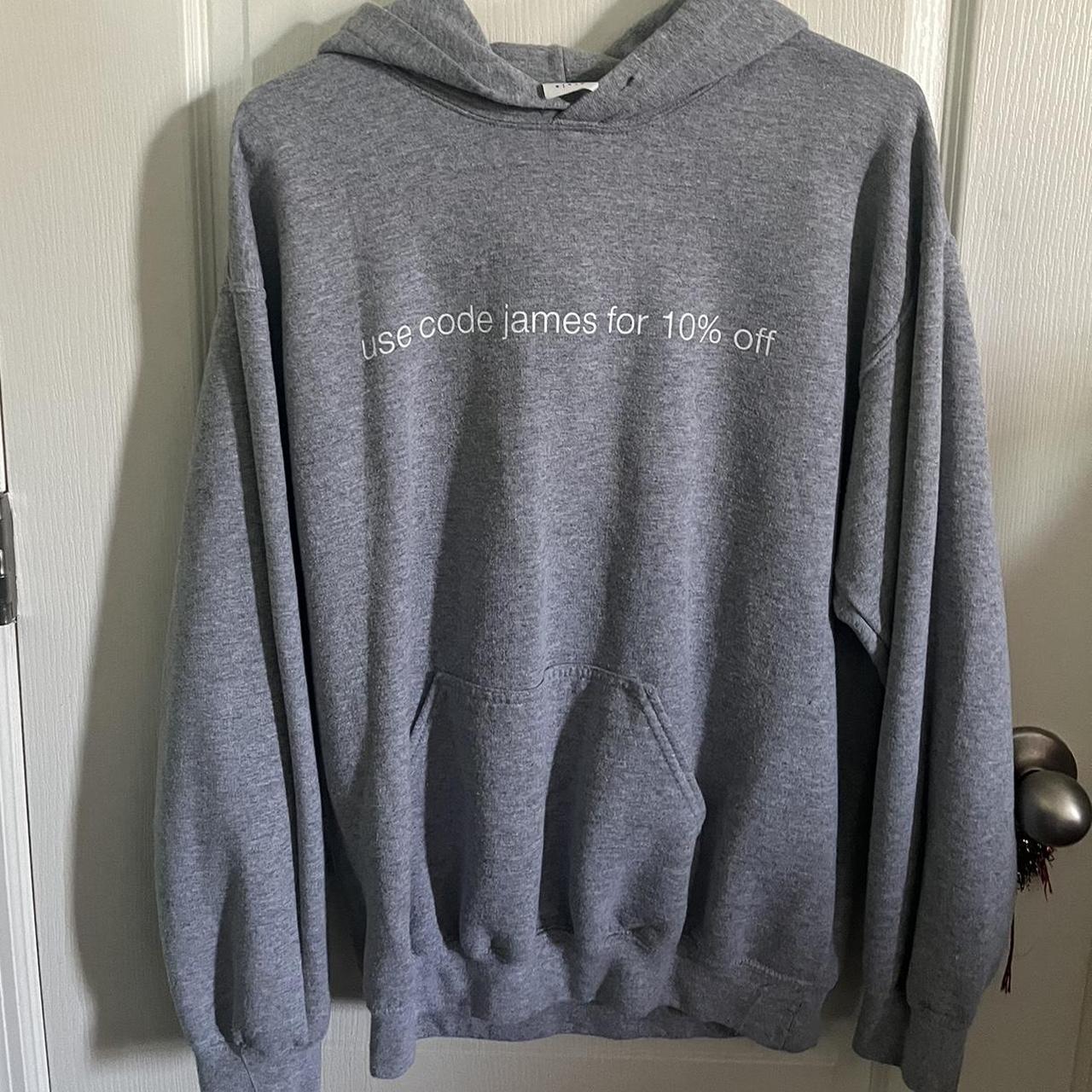 James charles grey on sale hoodie