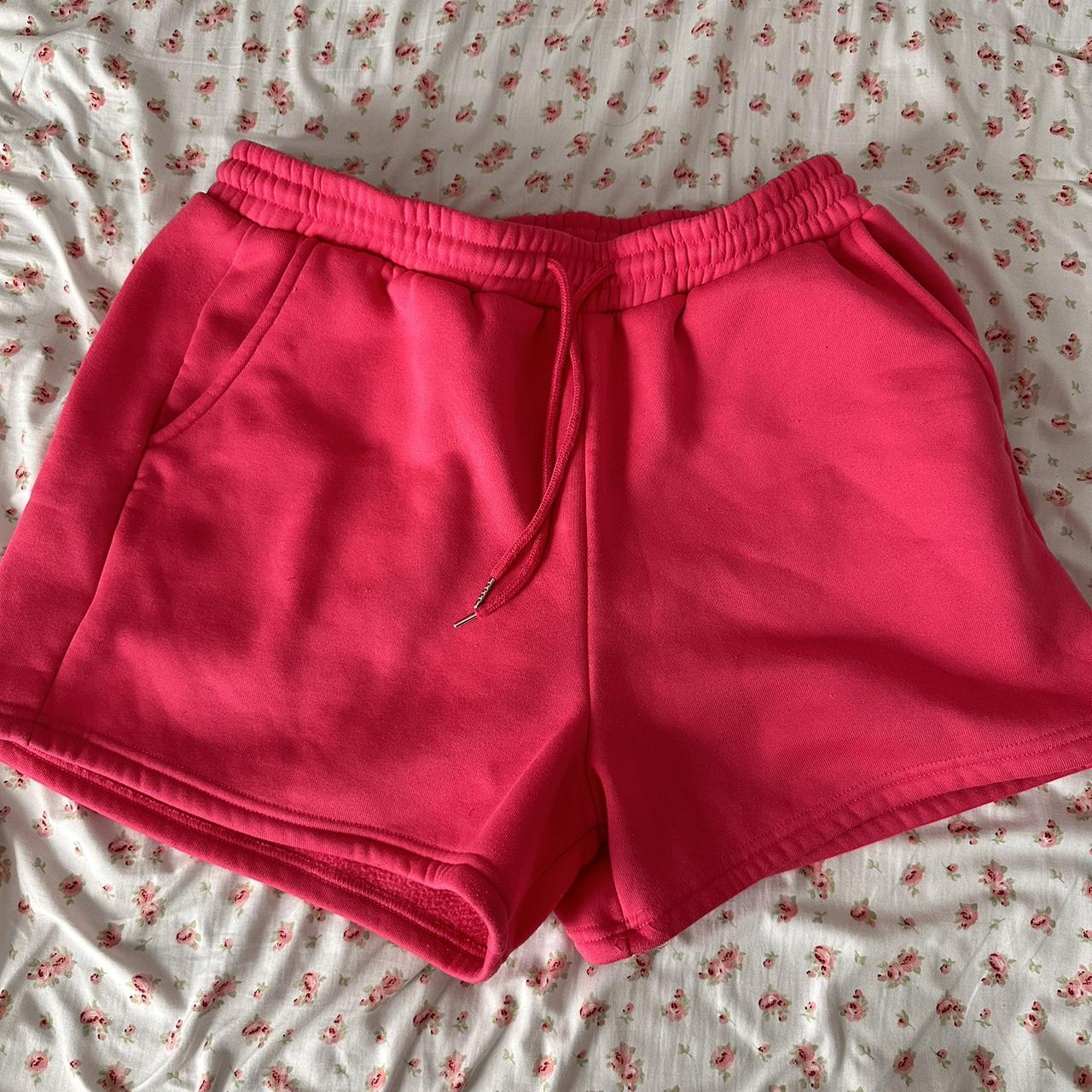sheen air short in pink glow & black
