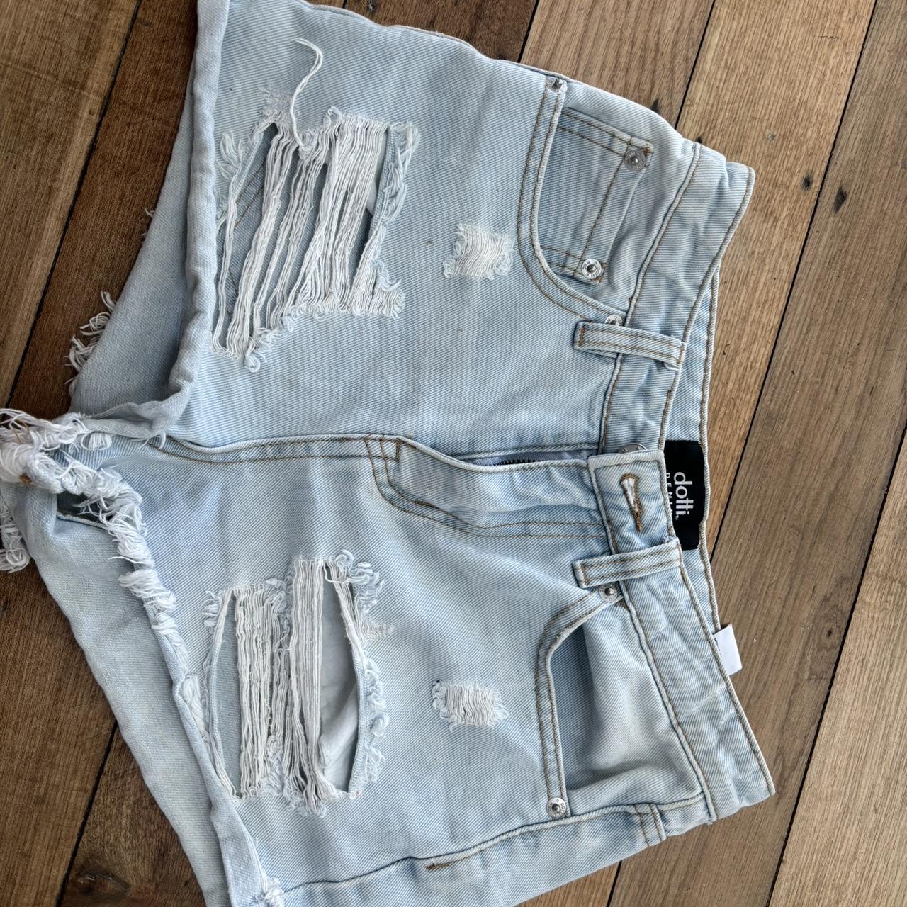 Dotti denim shorts Super nice fit and design in. Depop