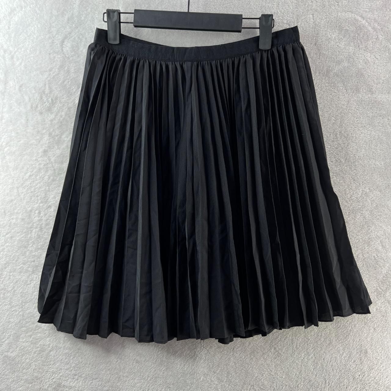 Jason Wu Pleated Skirt Womens 8 Black Short Circle... - Depop