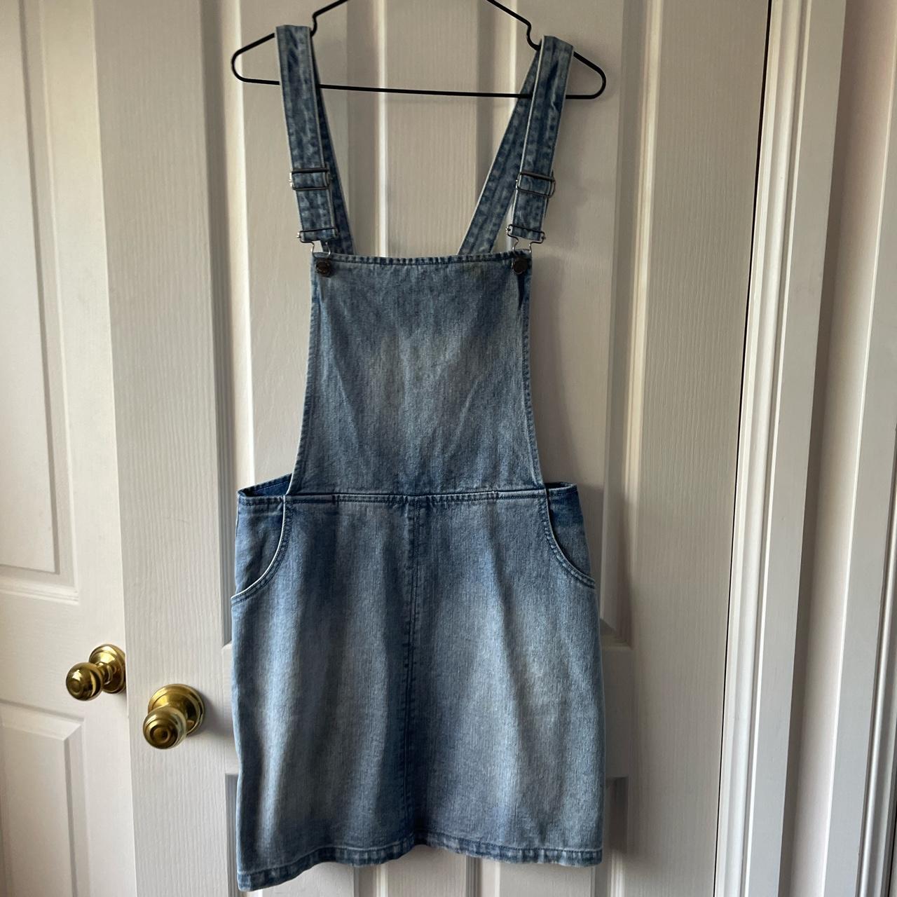 RUSTY 🦋 Denim pinafore Denim pinafore with... - Depop