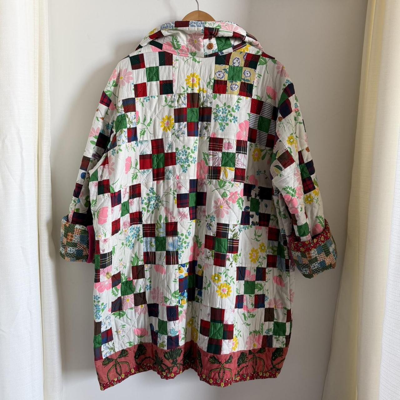 Women's Jacket - Multi - XL – Antique patchwork q… - image 3