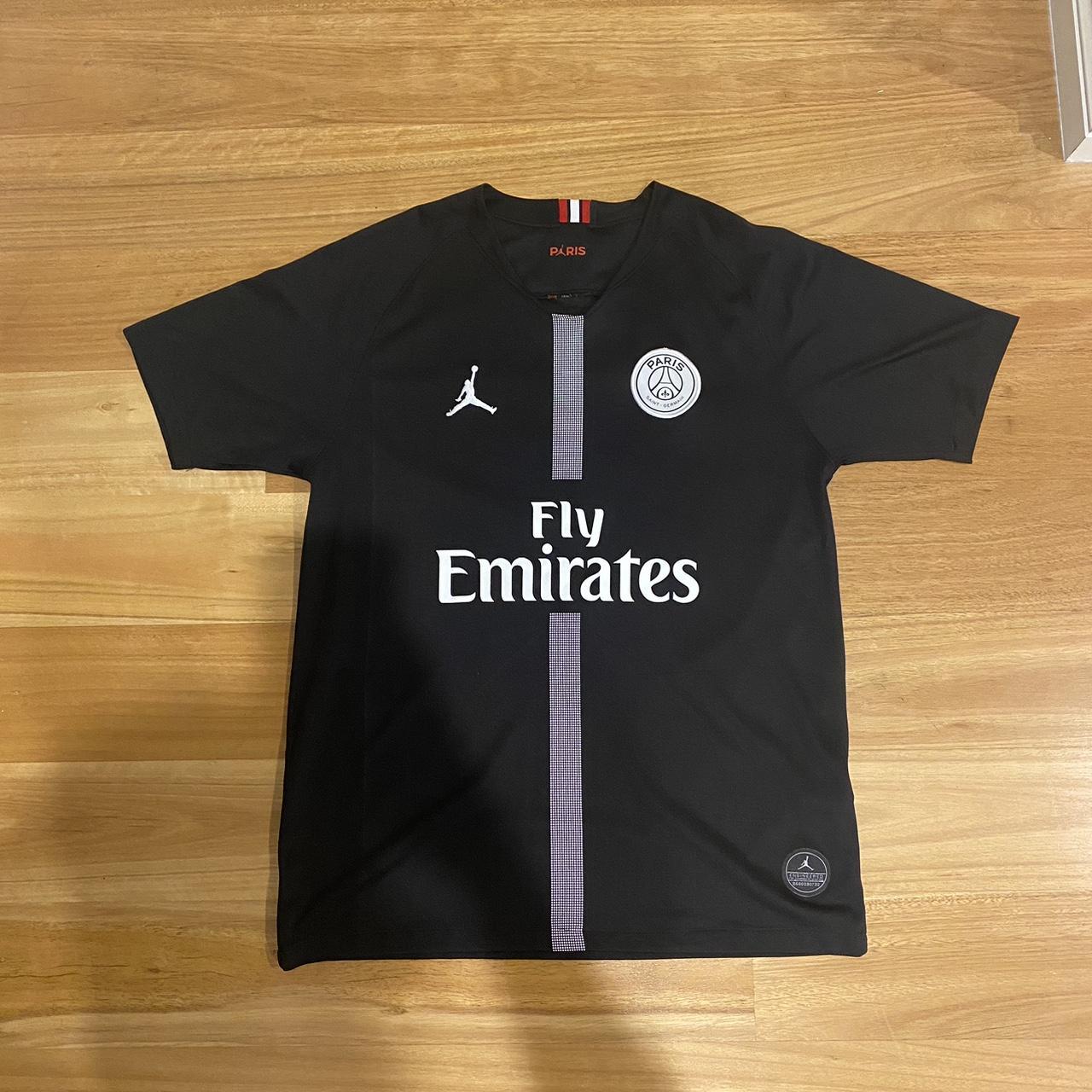 PSG Mbappe #7 Jordan Brand Black Kit - Excellent... - Depop