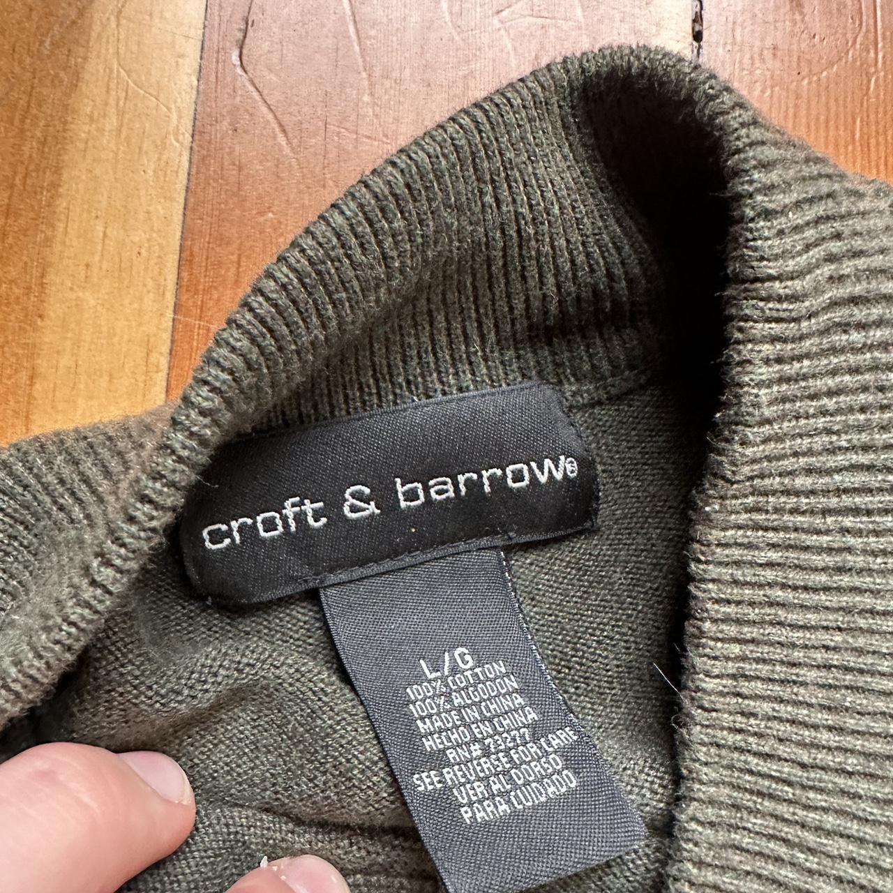 Croft & Barrow Turtleneck Size Large good... - Depop