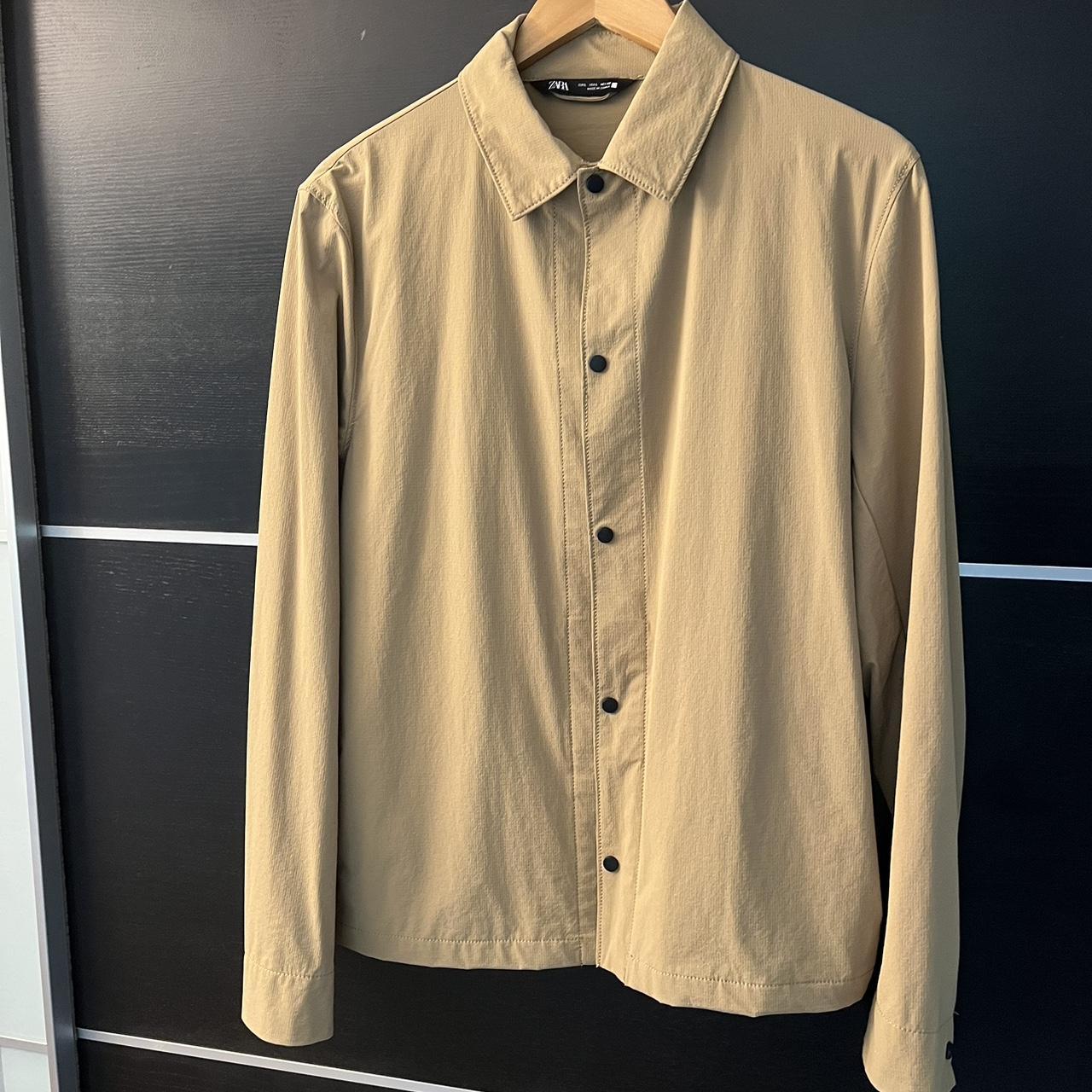 Zara jacket/overshirt Size L Like new I am 6’5... Depop