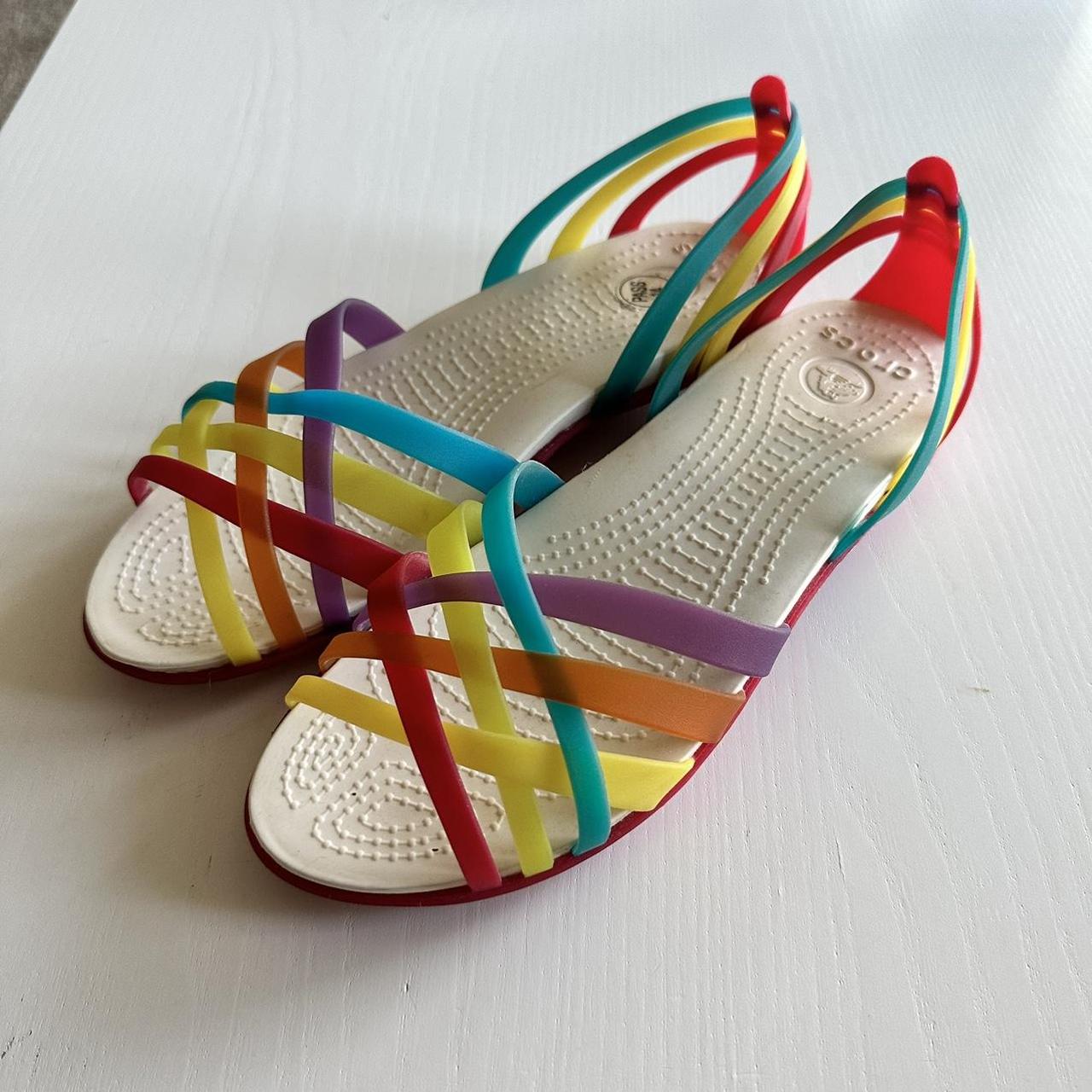 Buy Black Flat Sandals for Women by CROCS Online | Ajio.com-anthinhphatland.vn