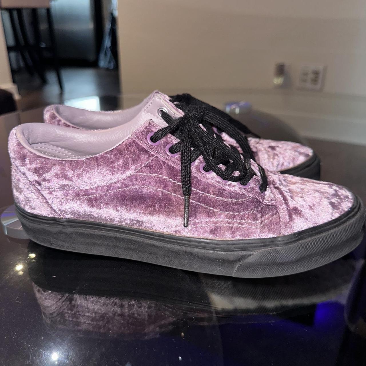 Velvet purple sale vans