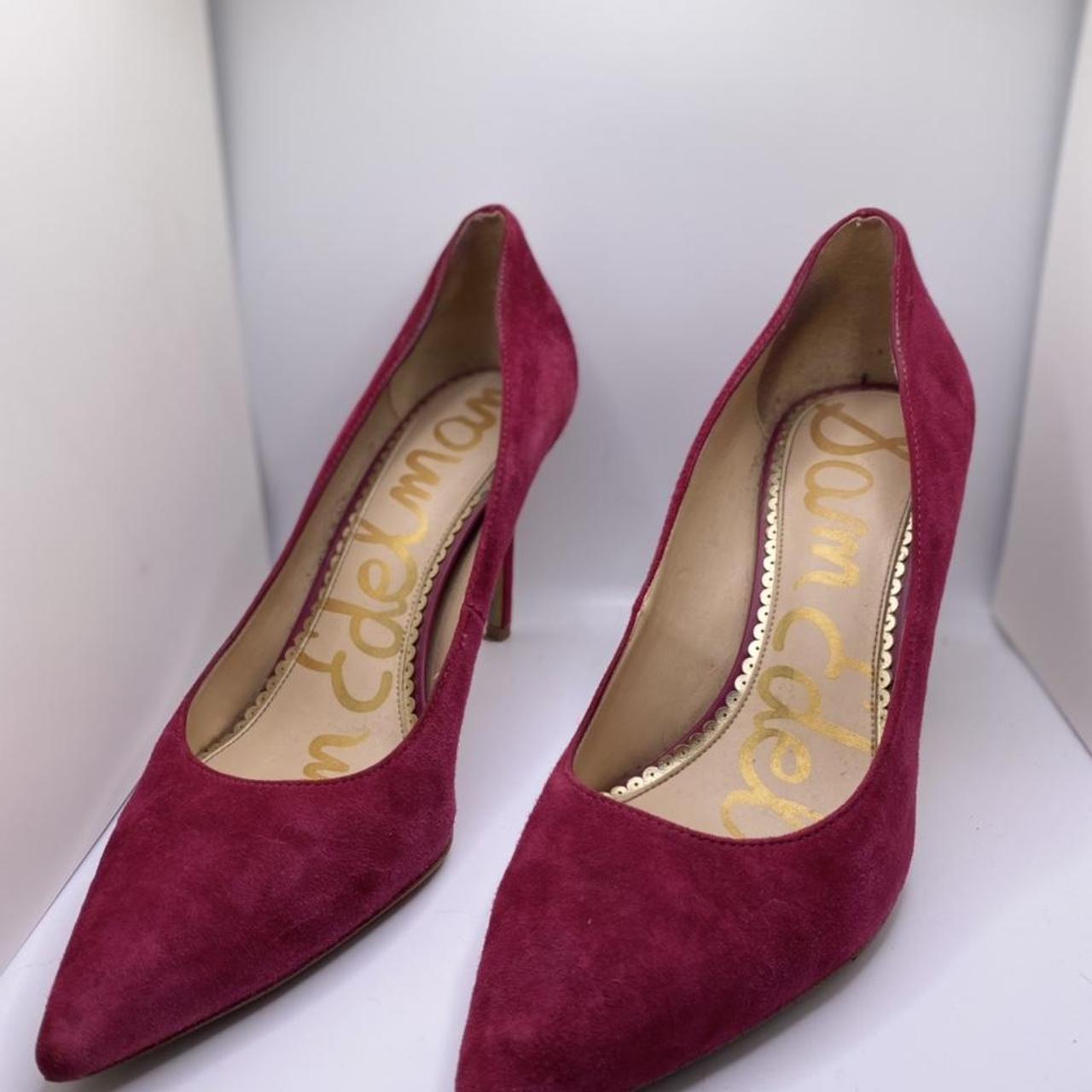 Sam edelman clearance pink suede pumps