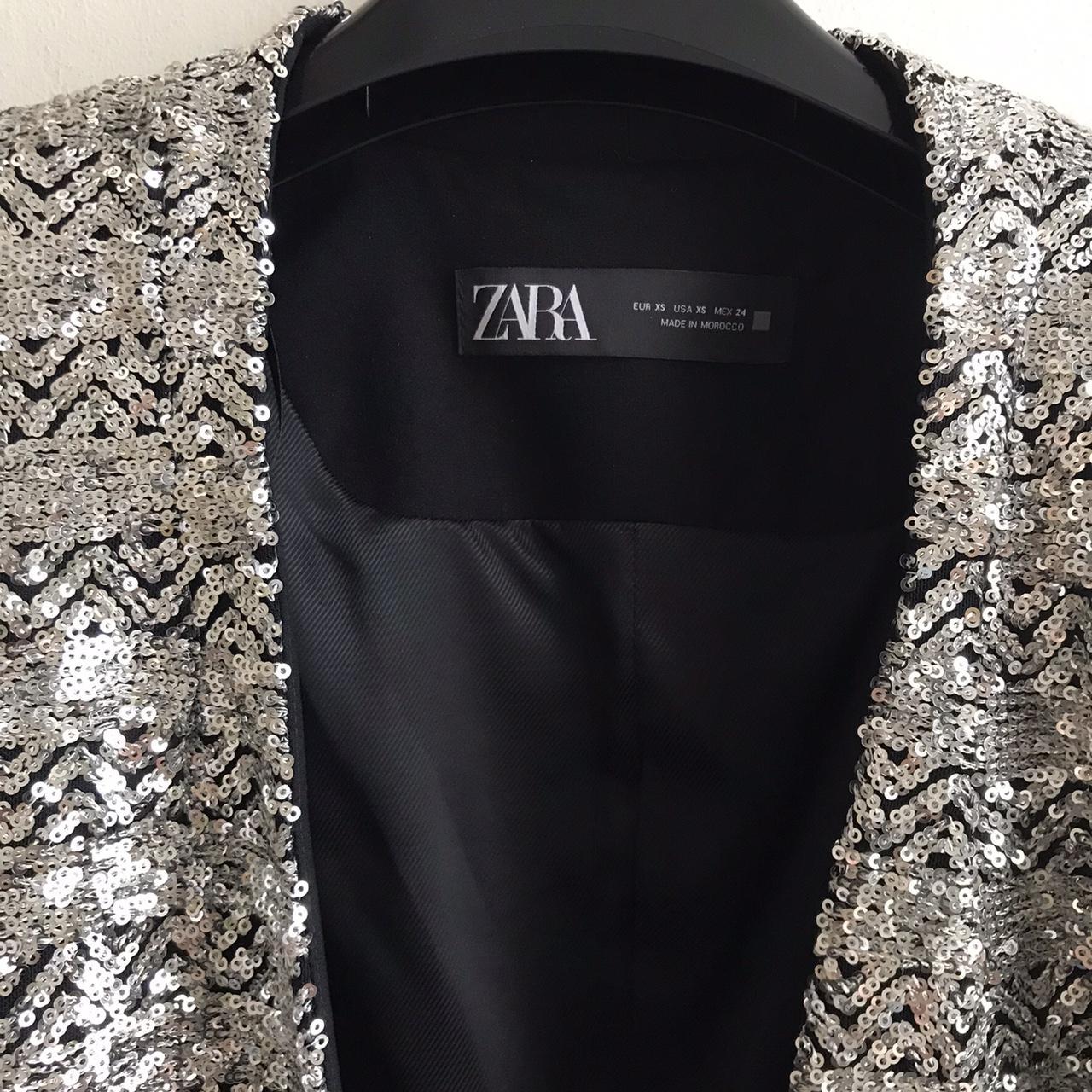 Trinny favourite Zara sequin blazer! Such a Depop