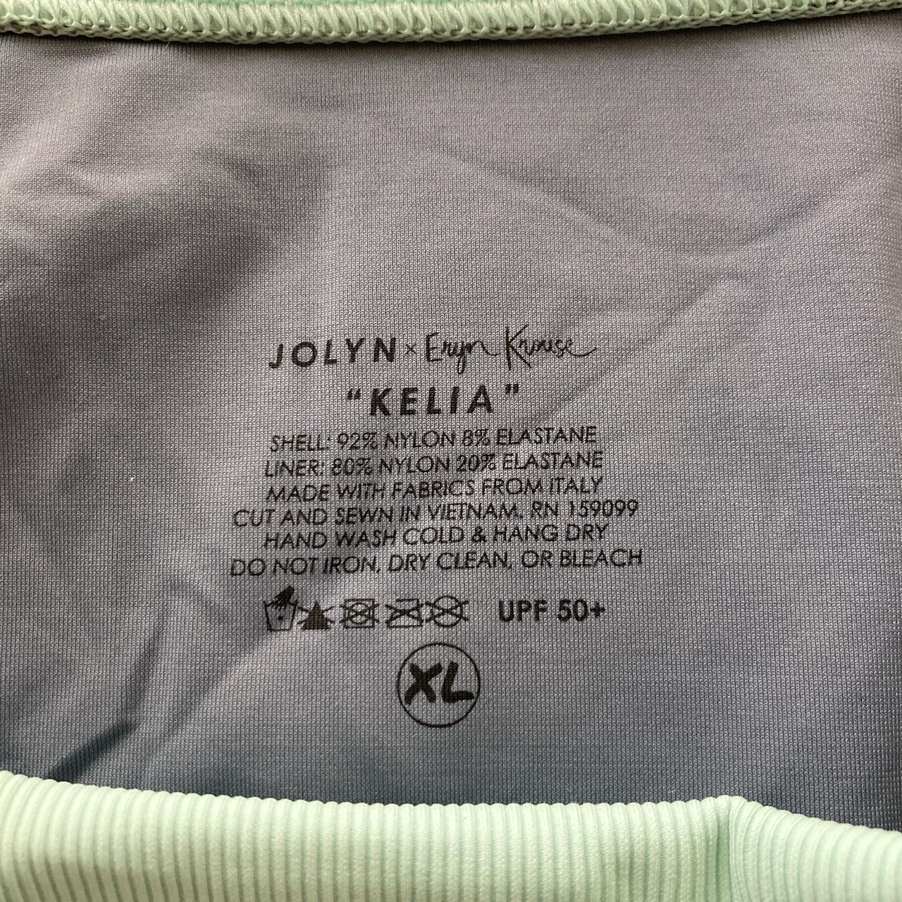 Jolyn x Eryn Krause Kelia Bikini Bottom, Seafoam,... - Depop