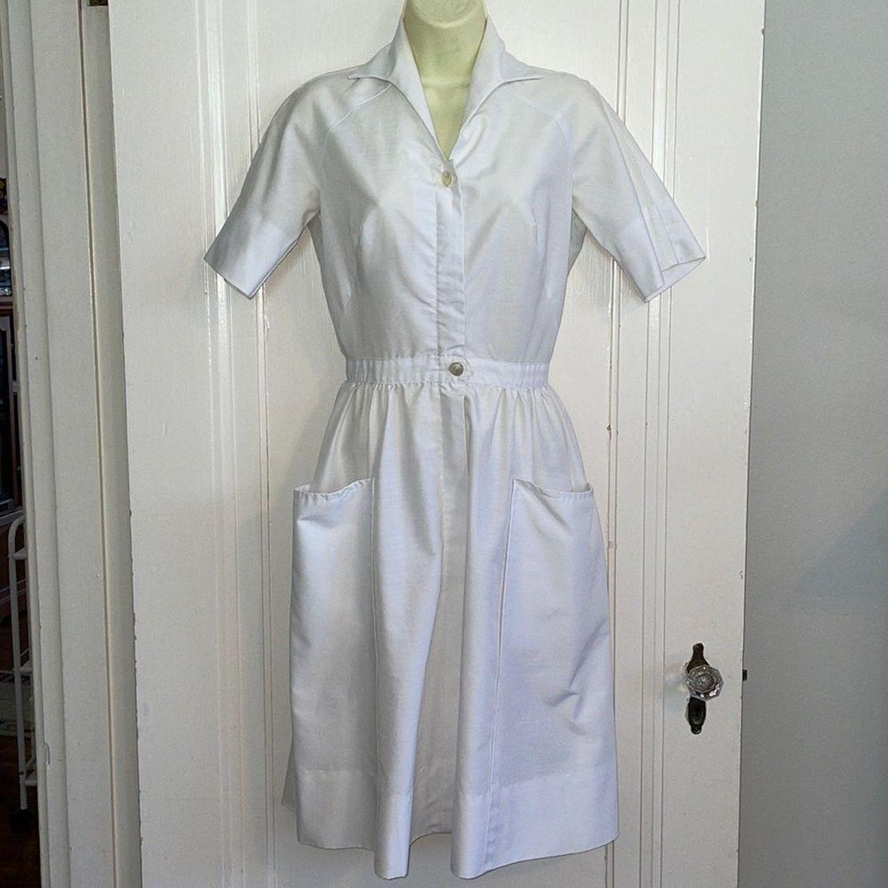 Reclaimed Vintage Women's White Fancy-dress | Depop