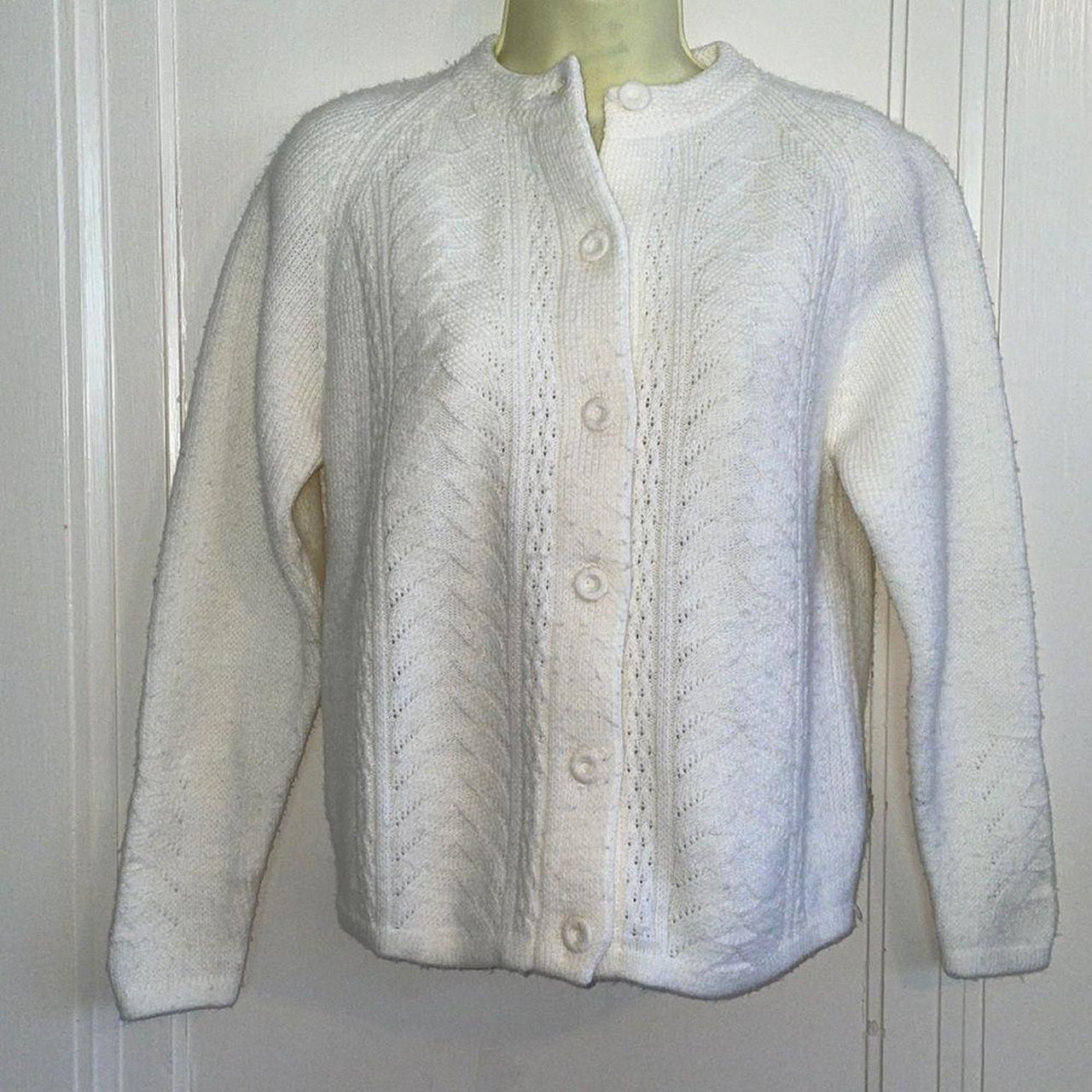 Vintage on sale white cardigan