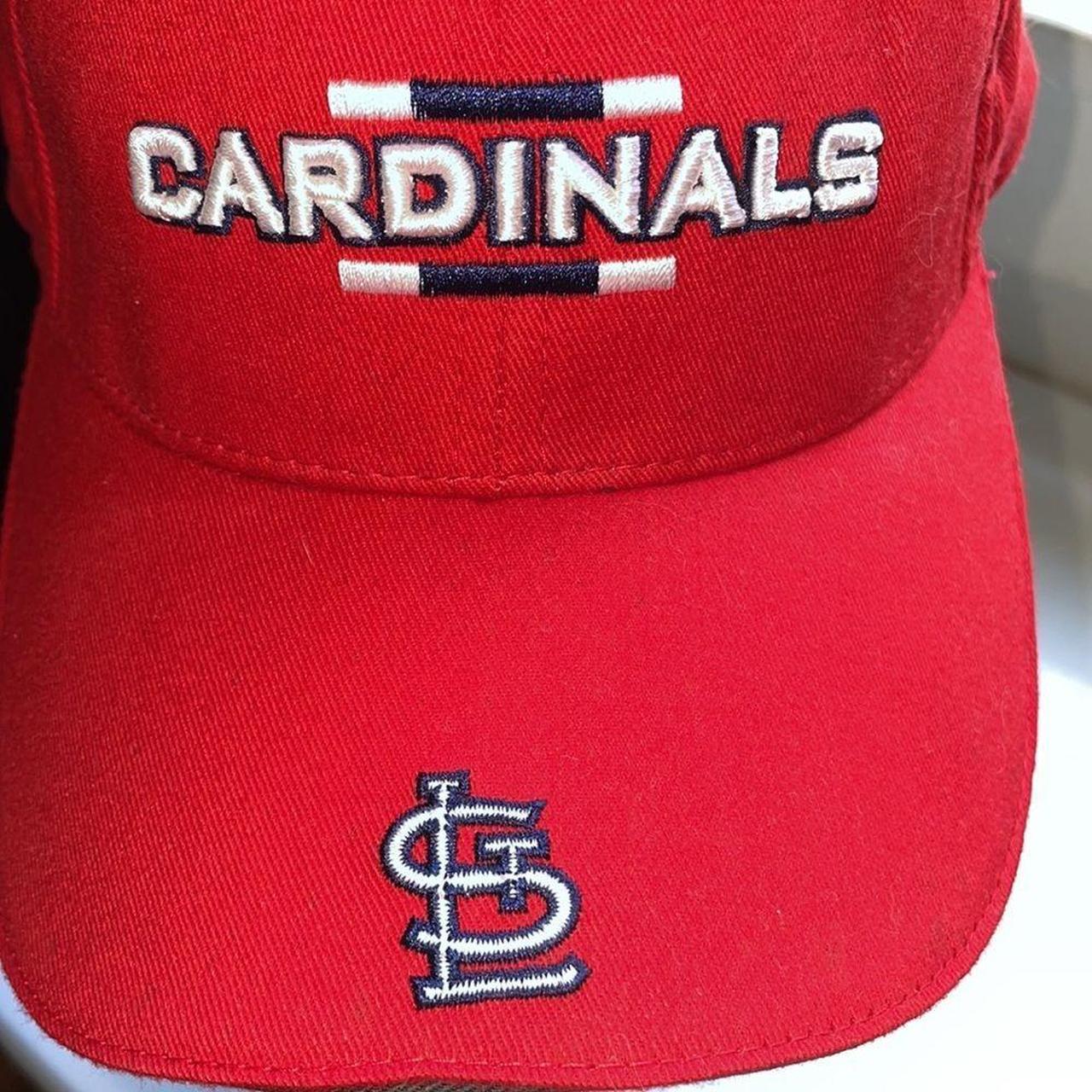 St Louis Cardinals Youth One Sz Hat Red Adjustable - Depop