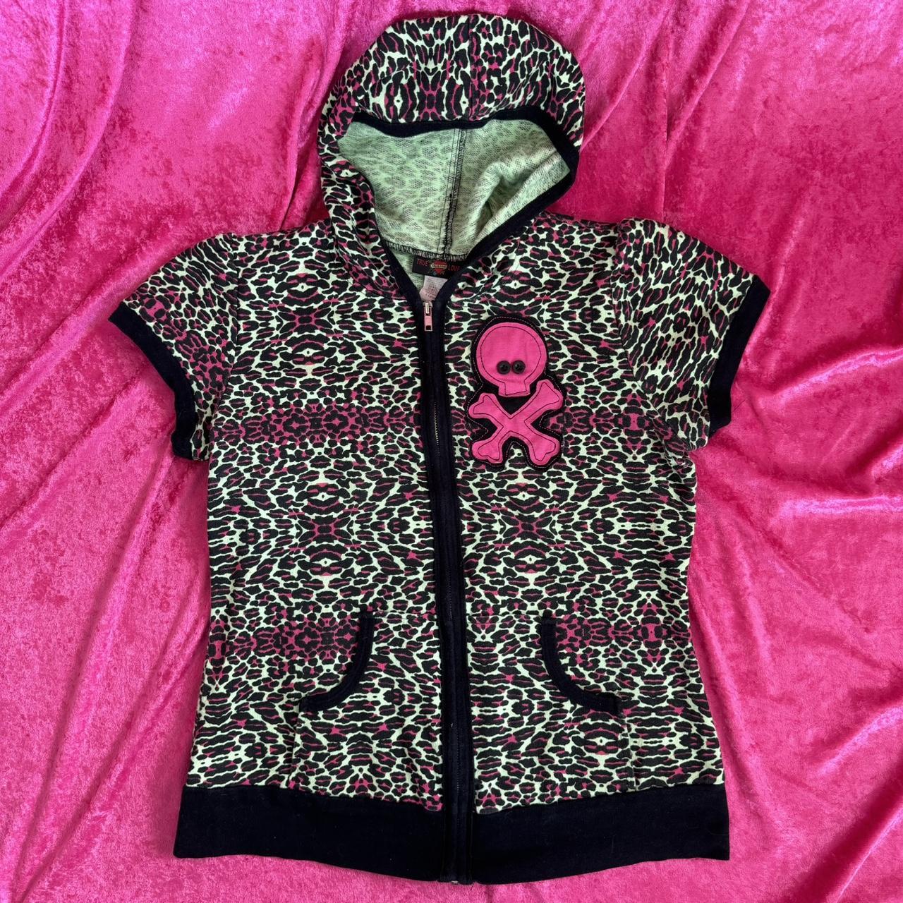 Cunt y2k mall goth scene mcbling pink and green... - Depop