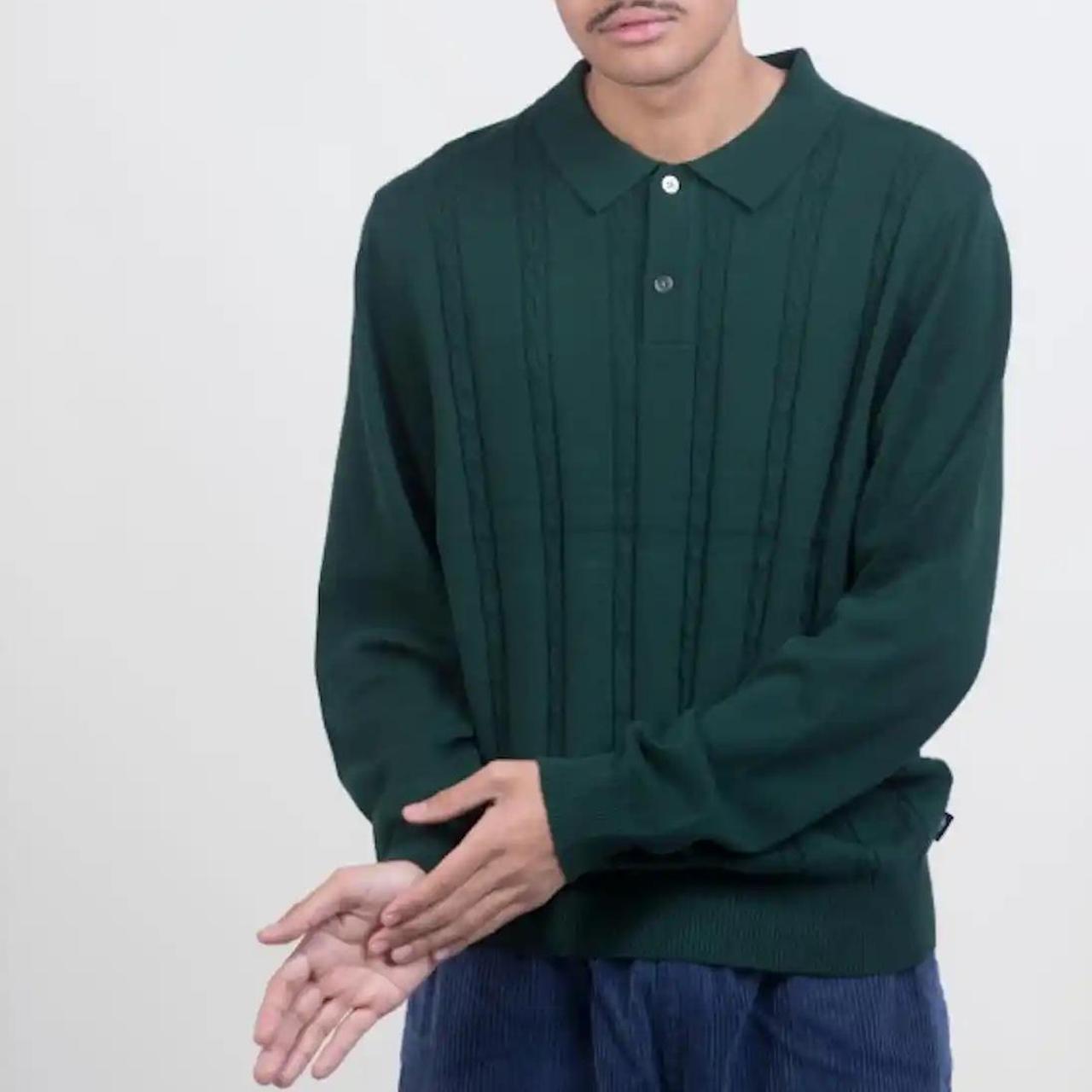 Stussy S Chain Long Sleeve Knit Polo, Super nice...