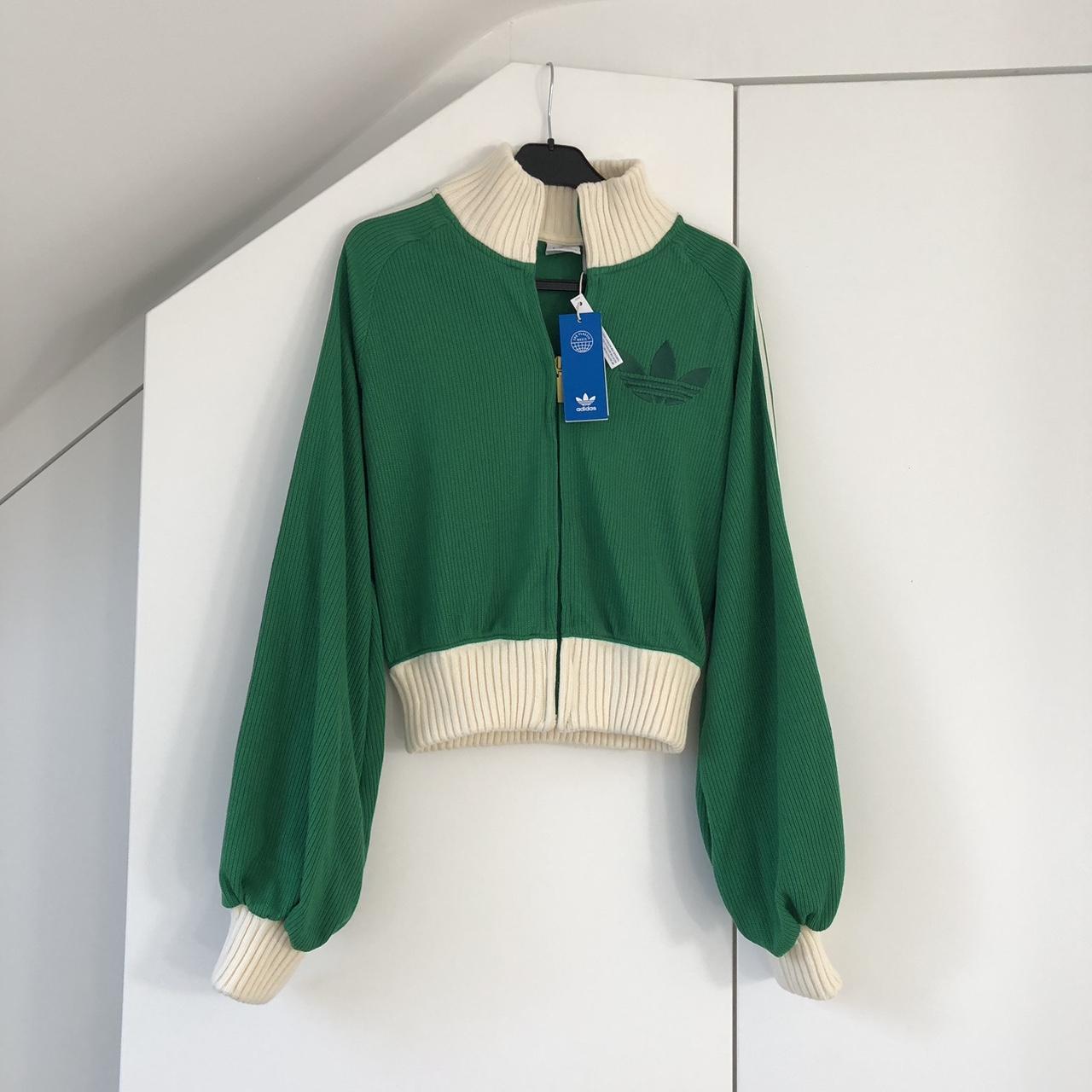 Track Top Adidas Blouson Jacket Women's Adidas Green Adicolor 70s