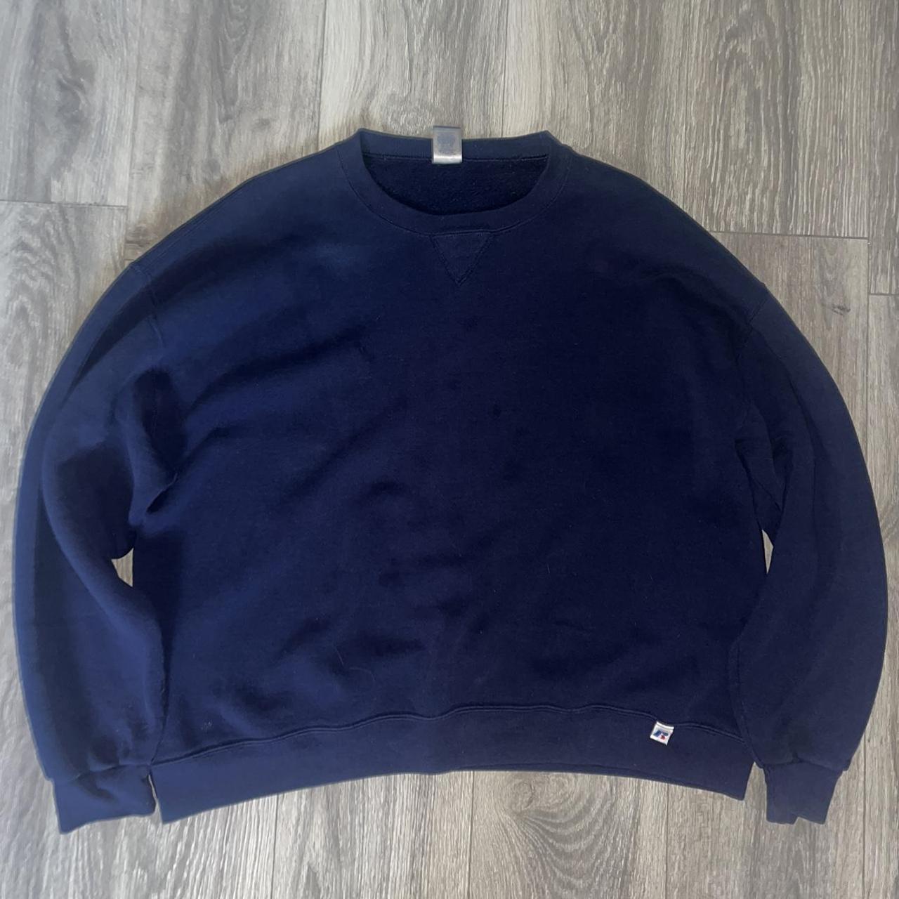 Nice Plain Russell sweater Measurements... - Depop