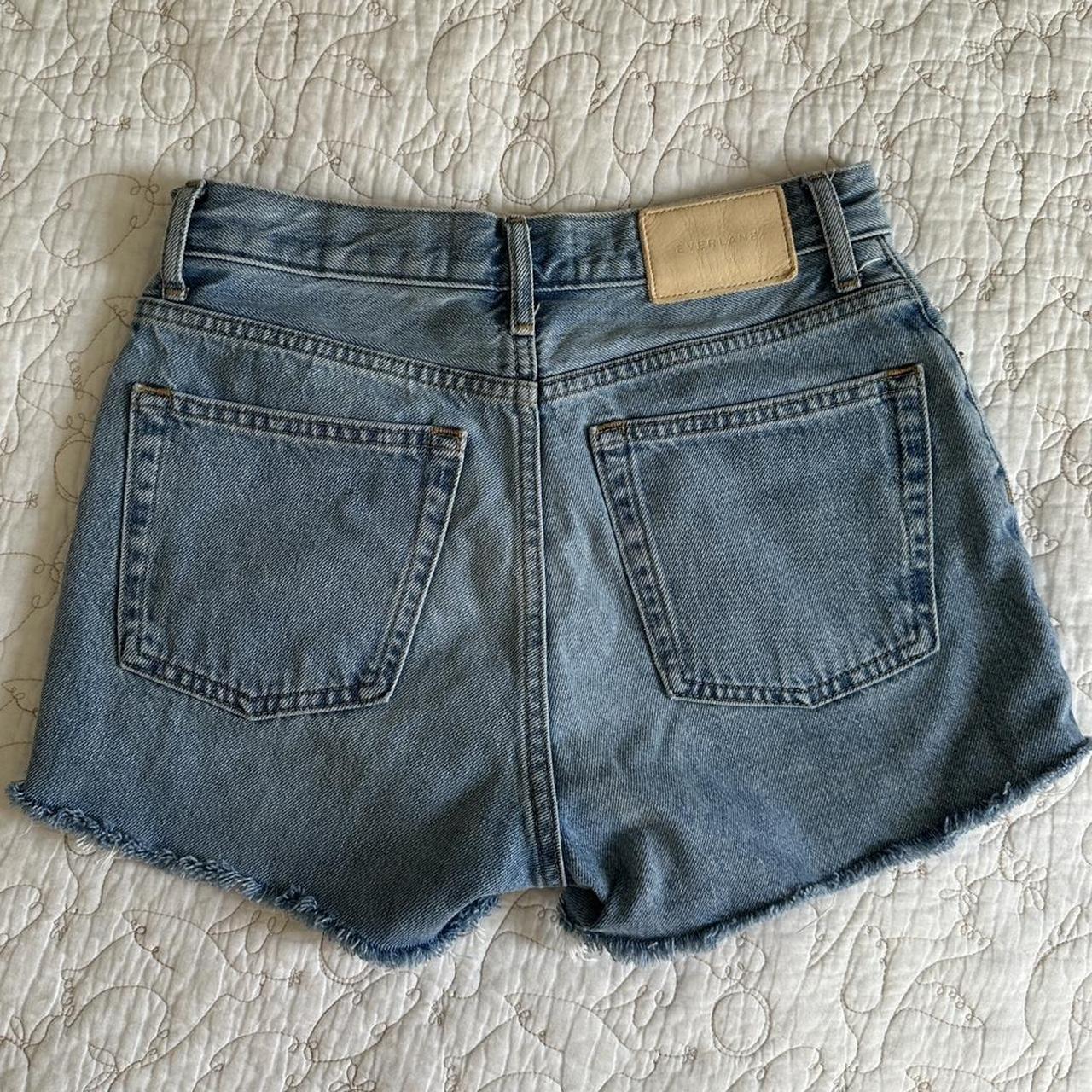 Everlane Women's Blue Shorts | Depop