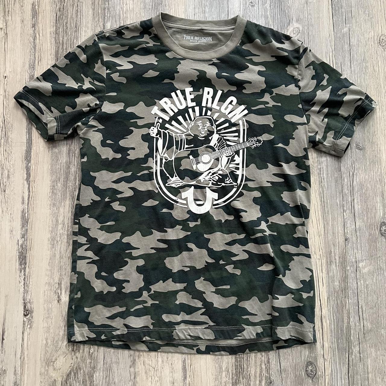 true religion t shirt camo