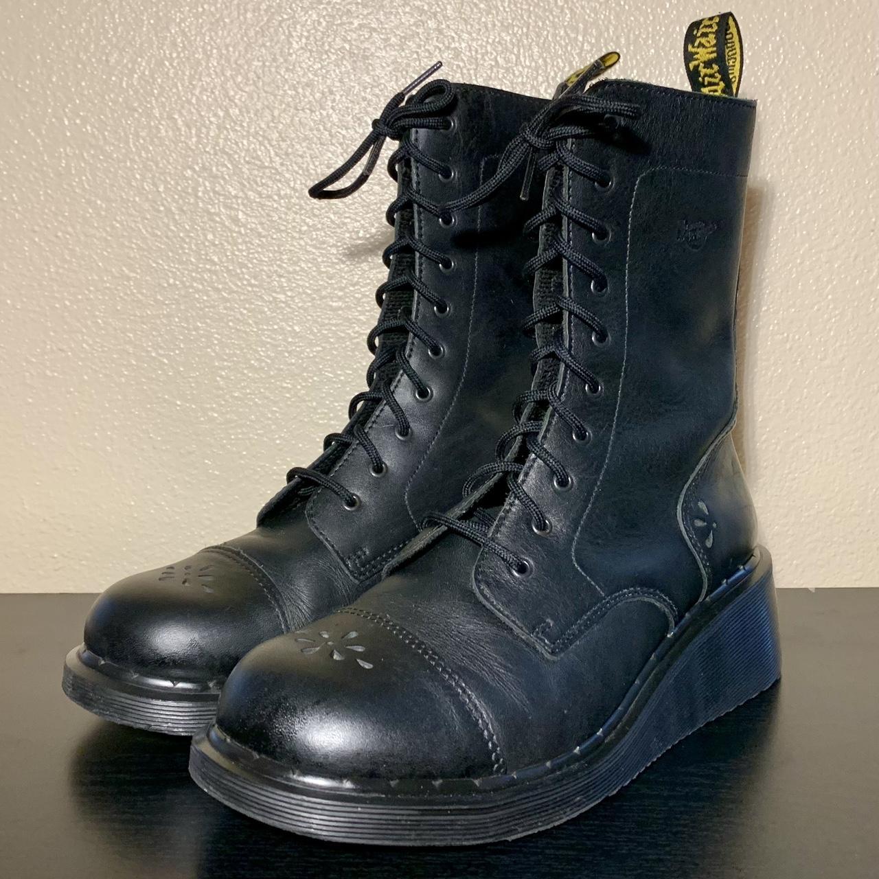 RARE Santa Cruz 3A33 Dr. Martens 10 eye cutout Depop