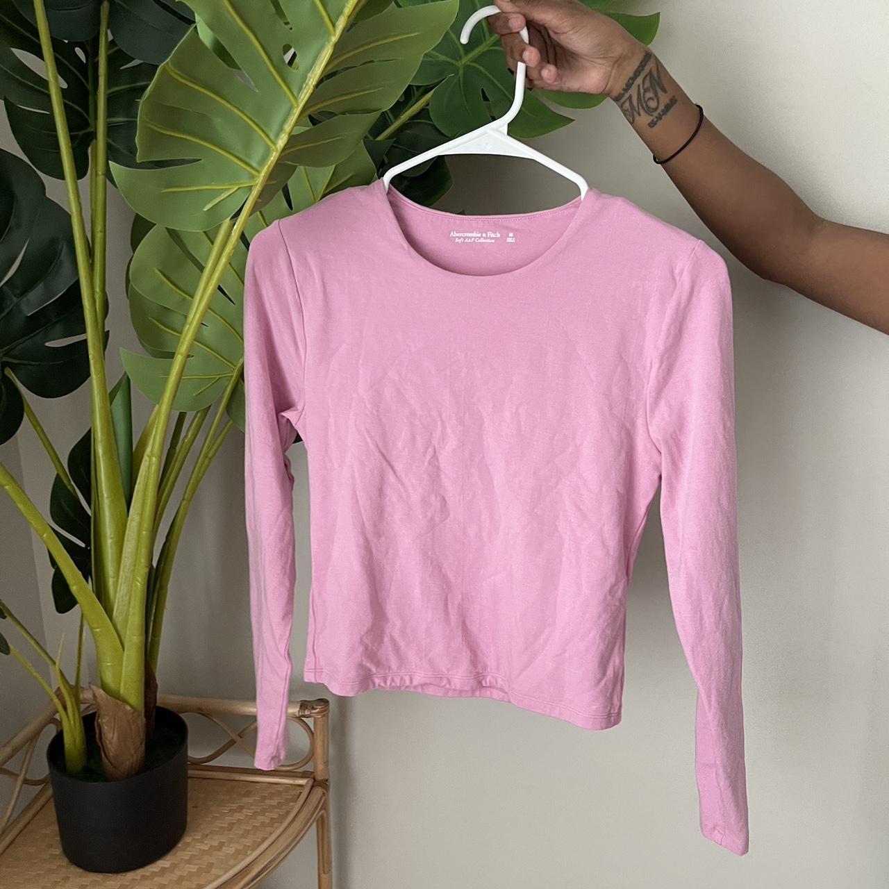 Abercrombie & Fitch Women's Pink Vest | Depop