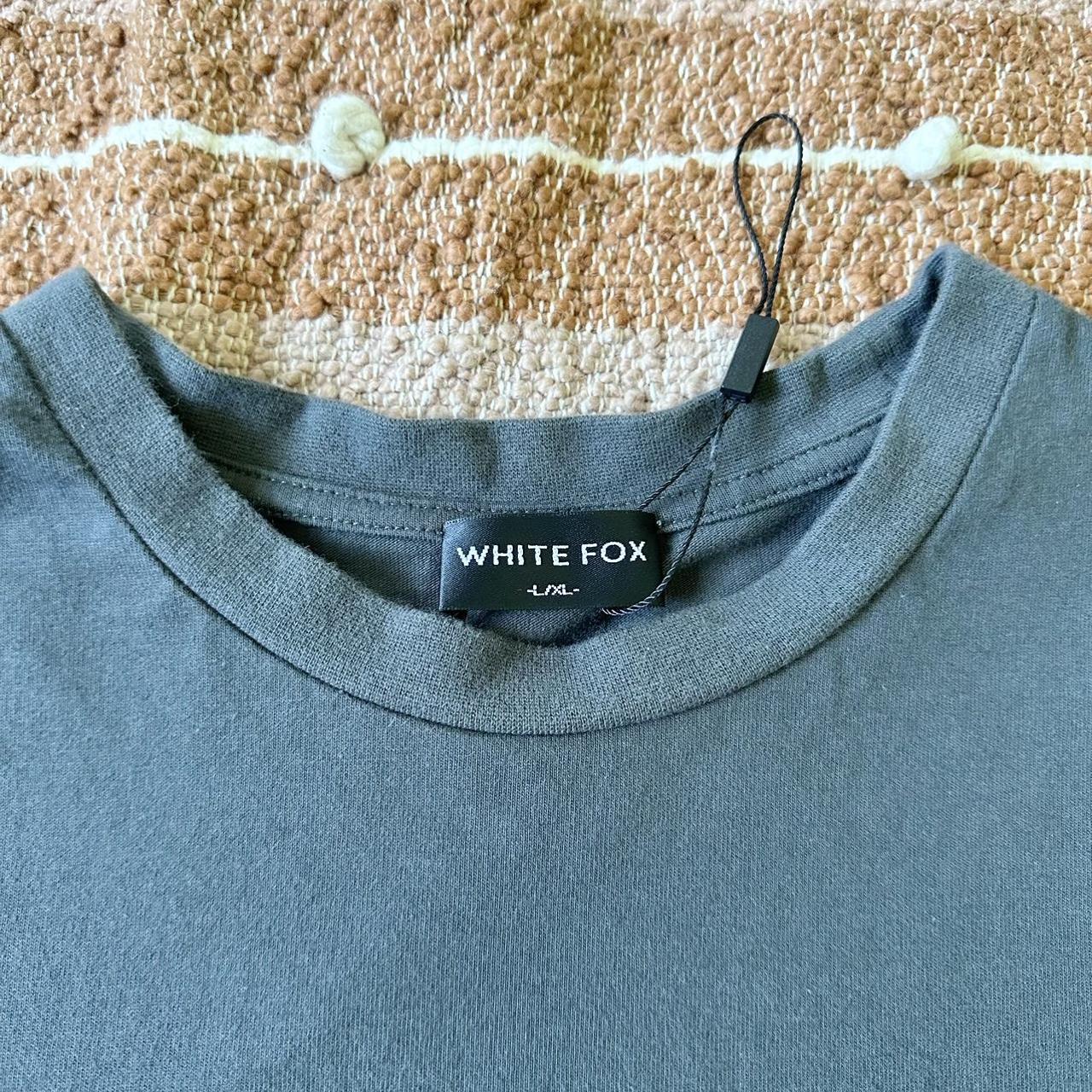 White Fox Oversized Tee Excellent Condition Depop