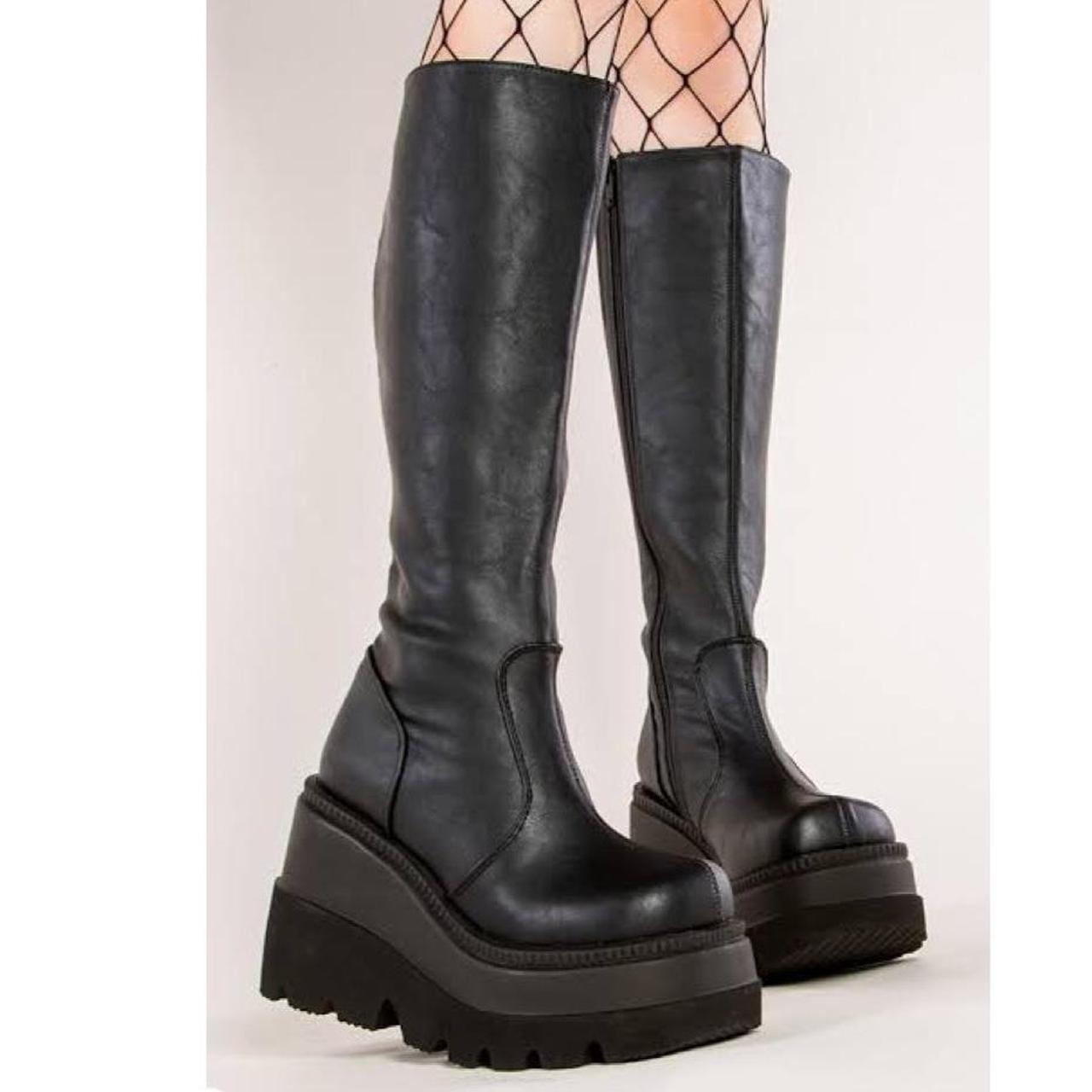 Wide Calf Shaker 100 Demonia Size Demonia Gogo Shaker Boots Outlet
