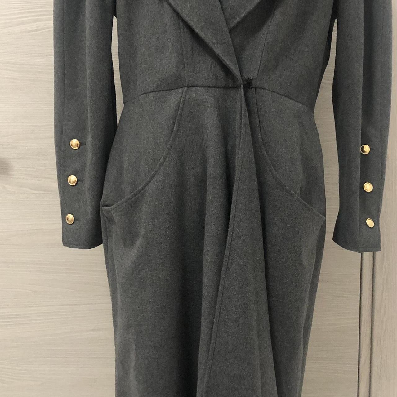 S.Oliver Cappotto Donna In Poliestere E Lana - Lungo, Grigio Melange, Vestibilità Regolare - Foto 4