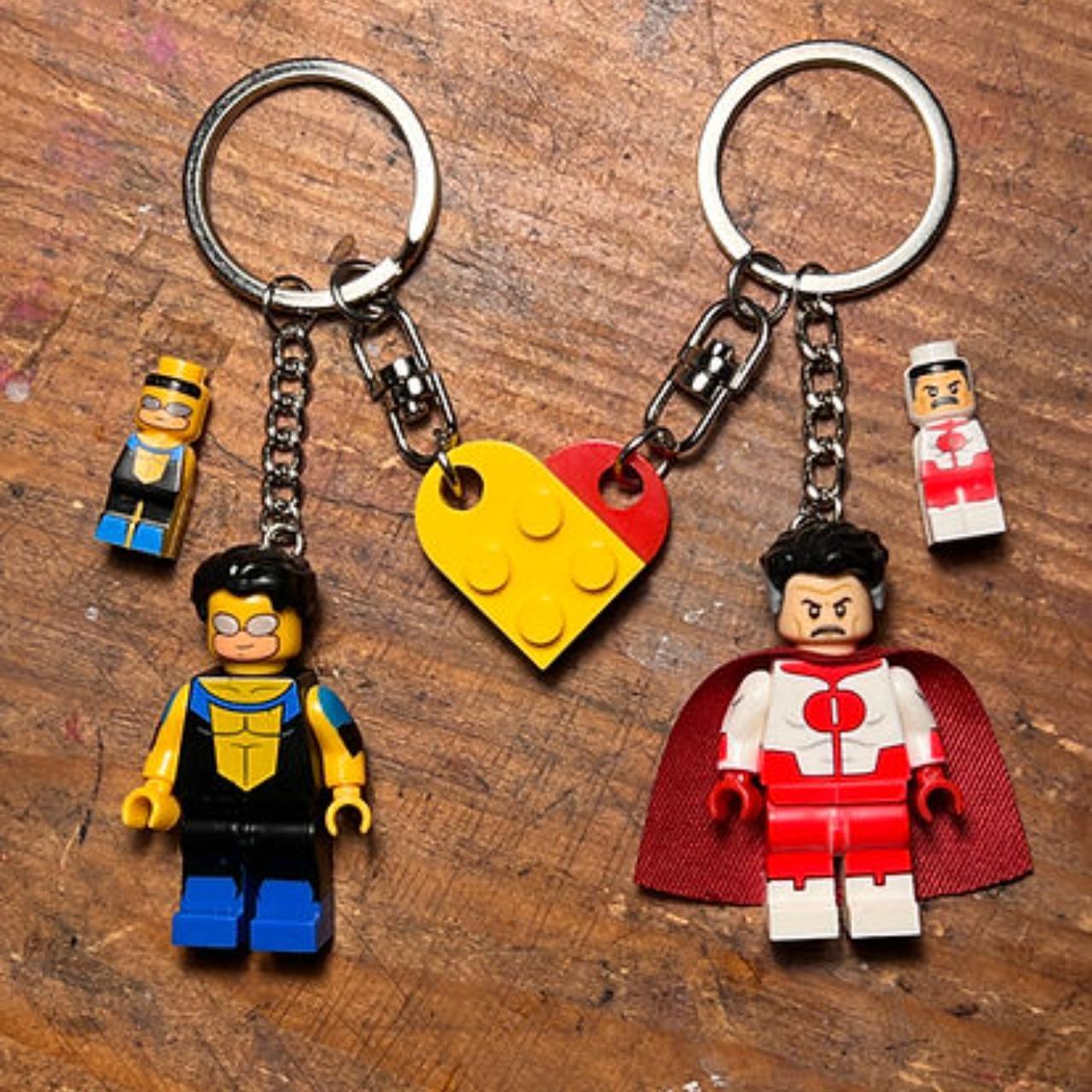 Minifigure Keyring Freddie The Rock Star Keychain Custom