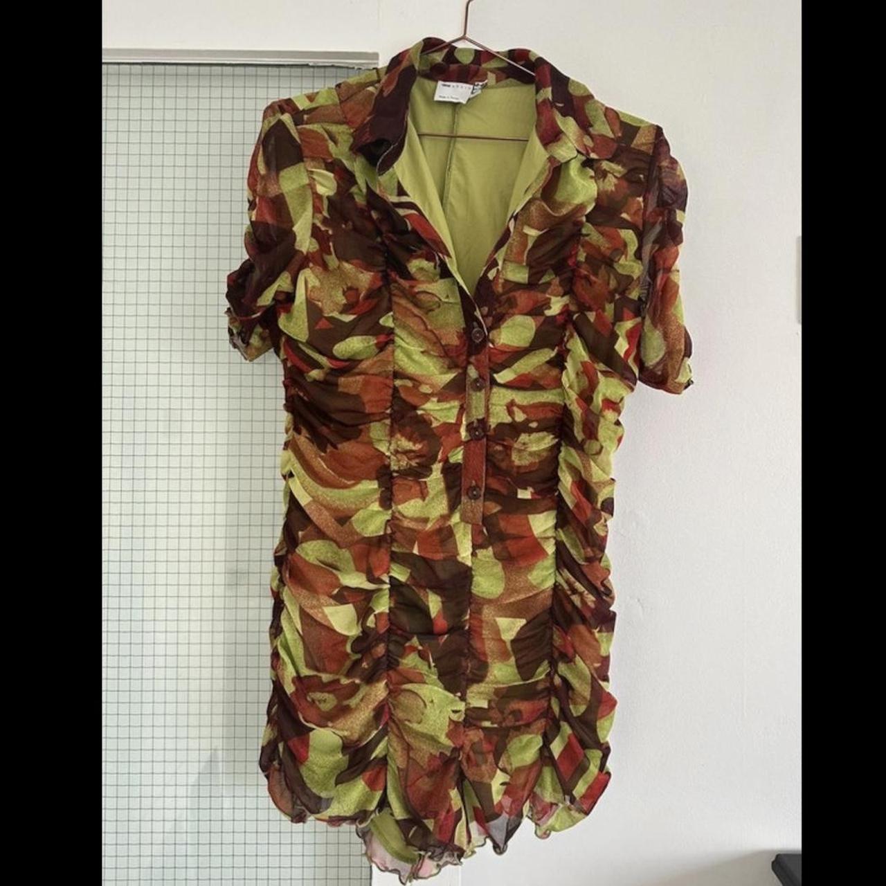 ASOS camouflage multi colour button down - Main Image