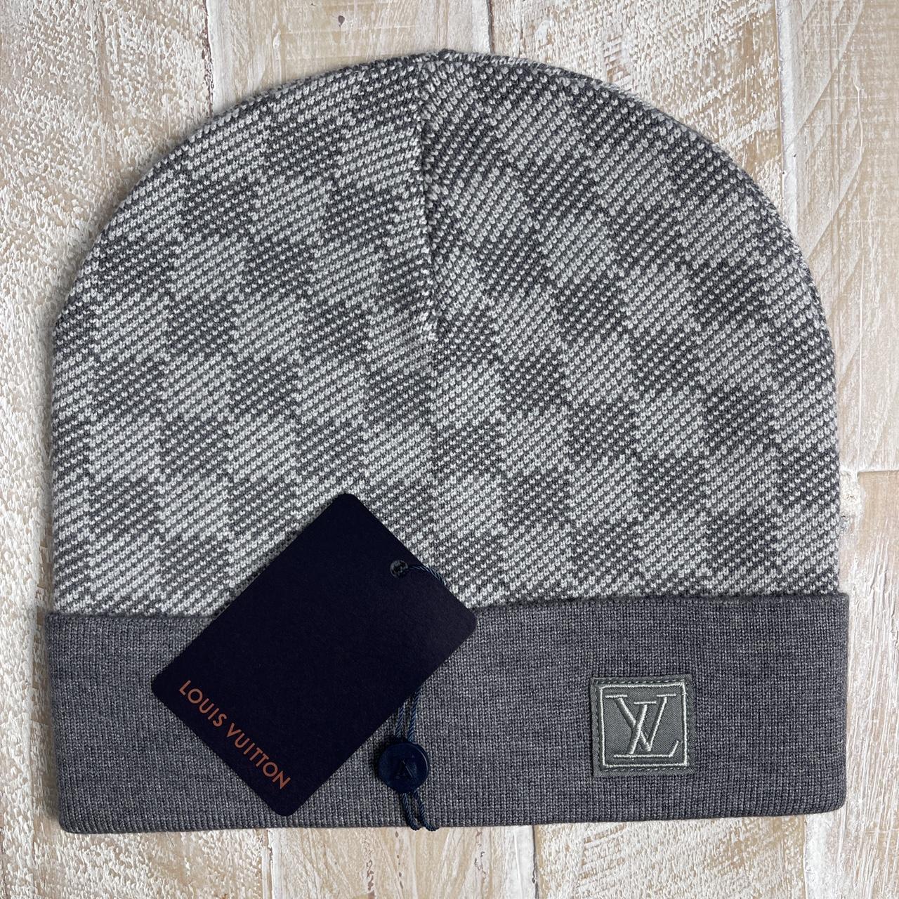 Brand new Black LV beanie Comes with bag and tag - Depop