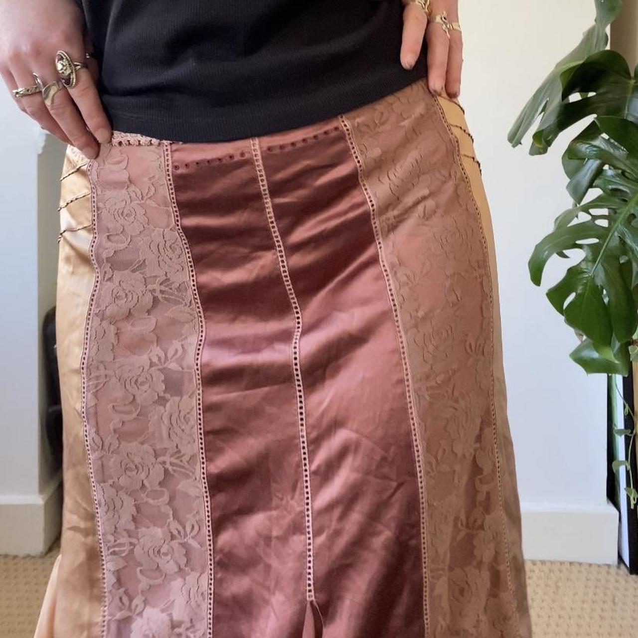 Whistles Women's Pink Skirt | Depop