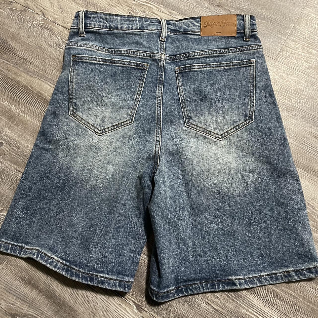 painted jorts - Depop