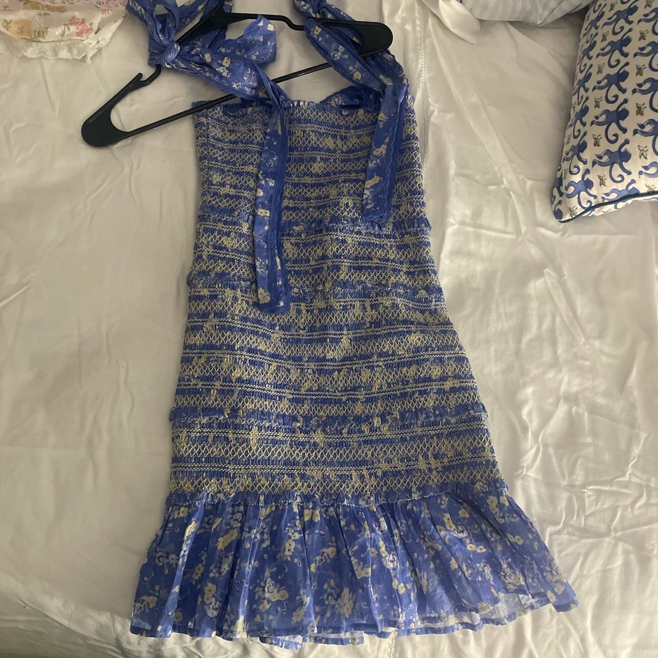 LoveShackFancy Women's Blue Dress (2)