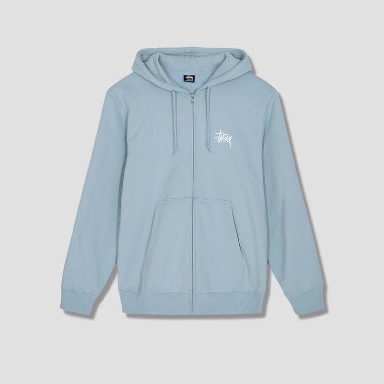 Light blue cheap stussy hoodie