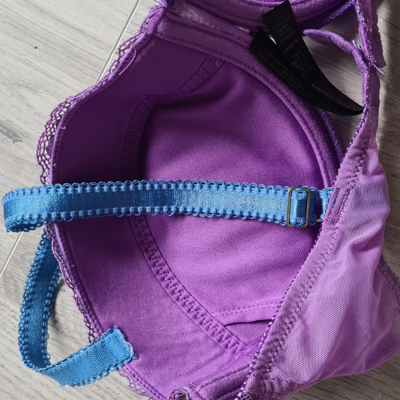 Ann Summers Women's Purple and Blue Bra | Depop