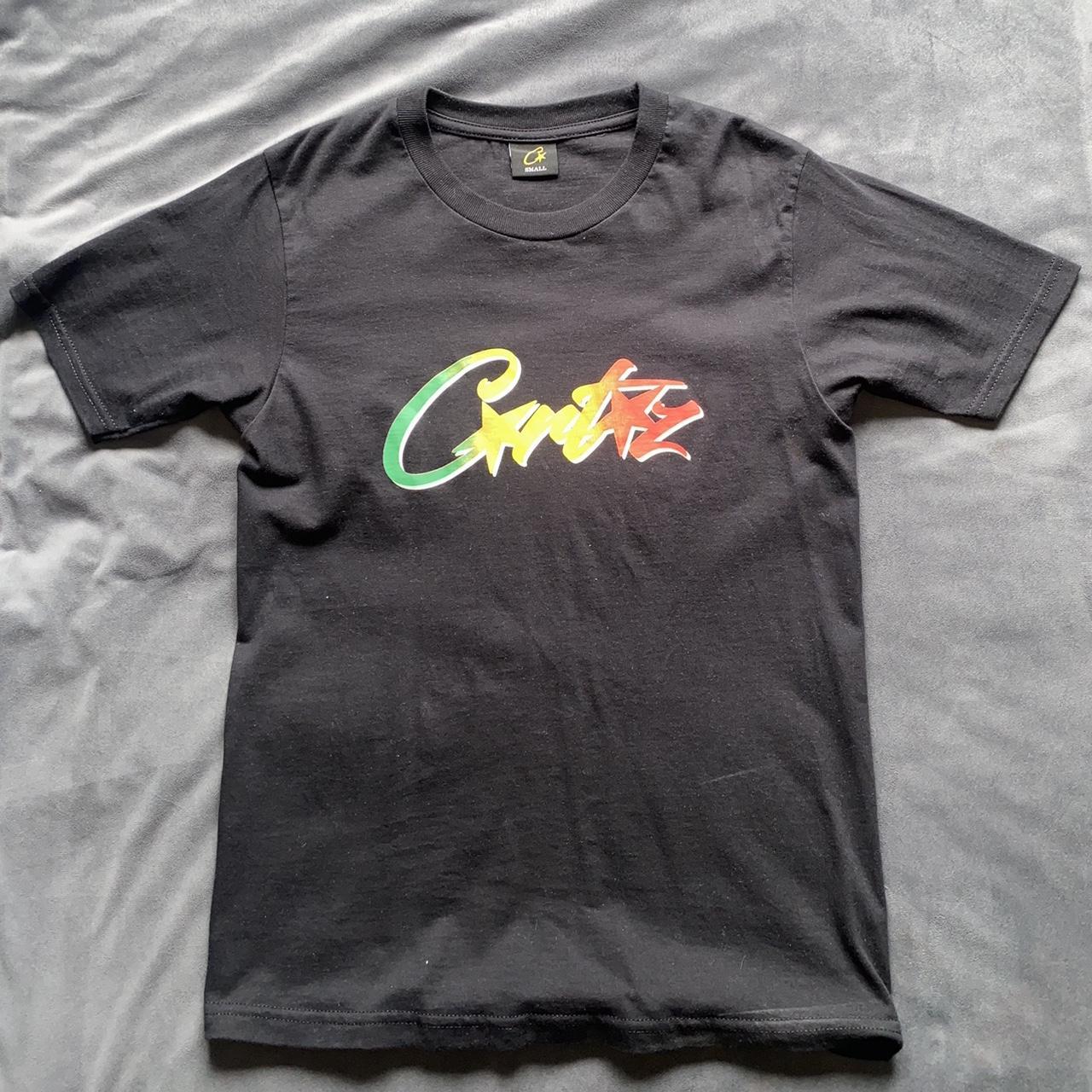 Corteiz Carni Text Logo T Shirt Small - Depop