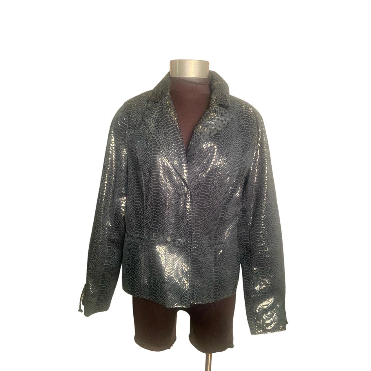 Chi by Falchi Vintage Faux Green Snakeskin