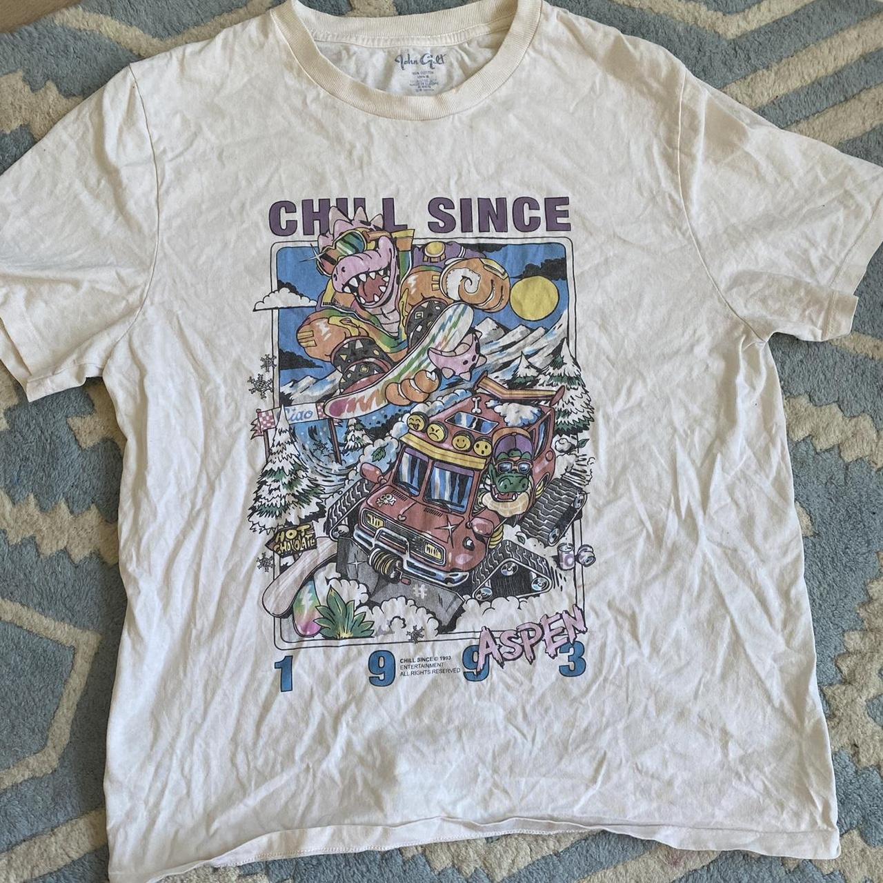 Baggy casual graphic tee Brandy Melville Chill