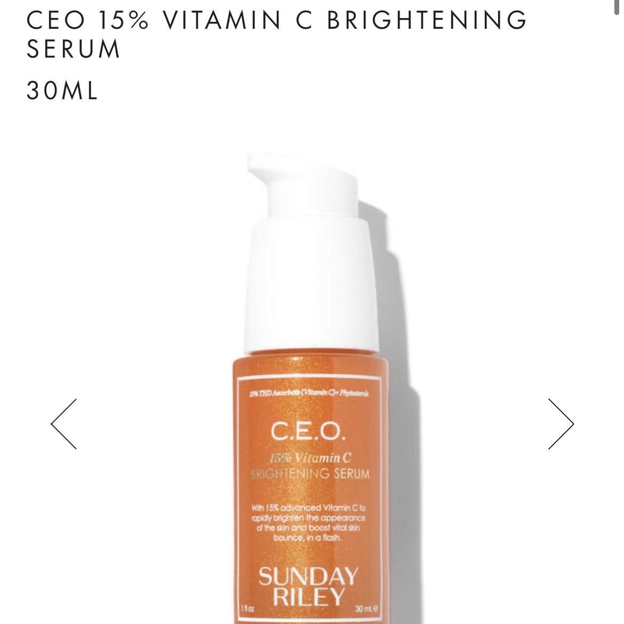 Sunday Riley CEO 15 Vitamin C brightening serum 30... Depop