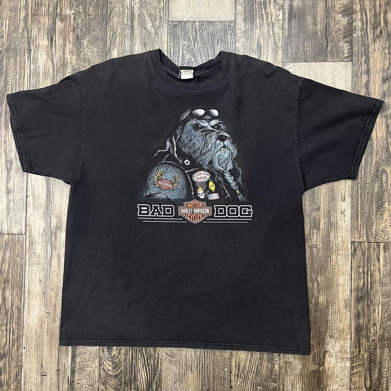 harley davidson bad dog t shirt