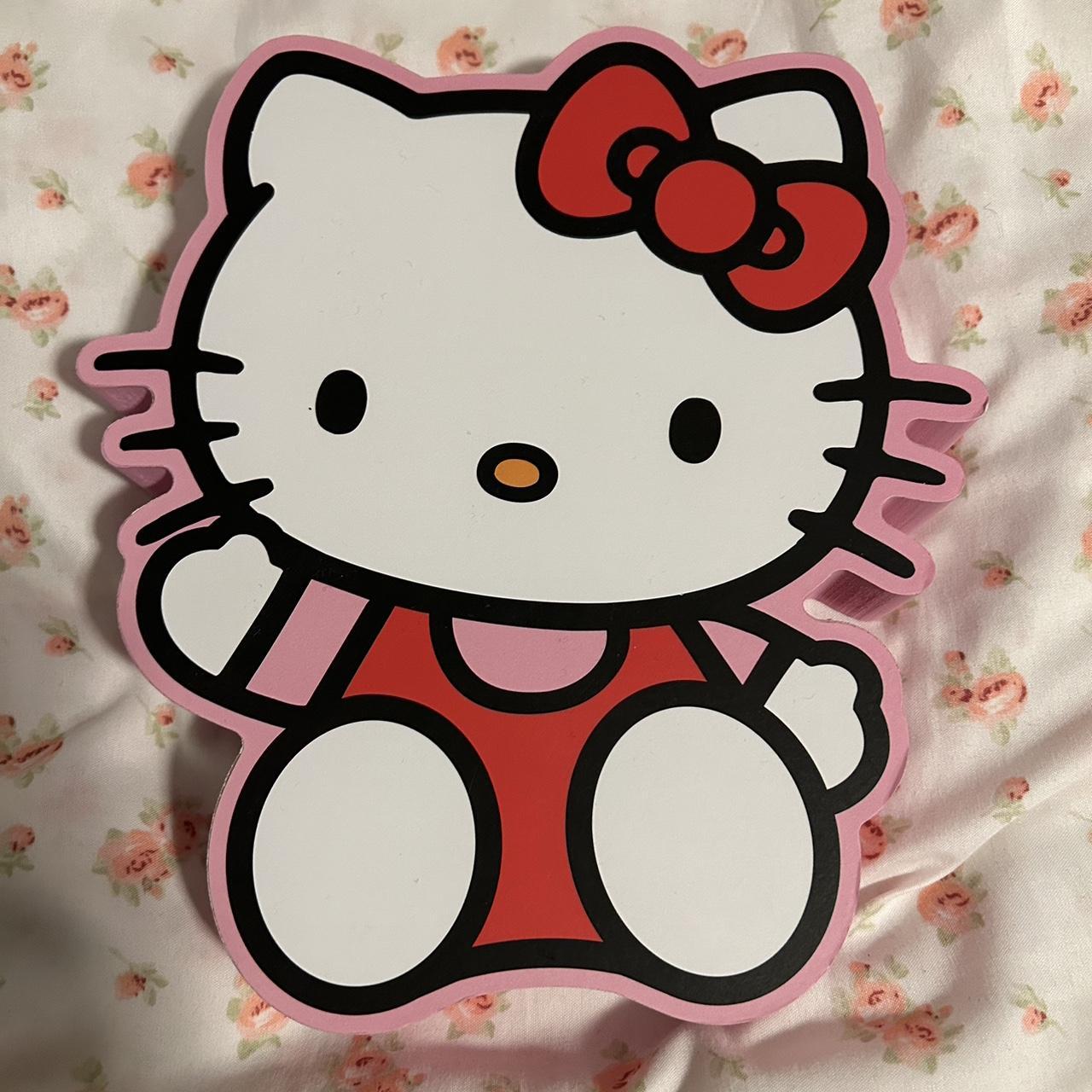 Hello Kitty wall sign - Stand or hang wall sign - Depop