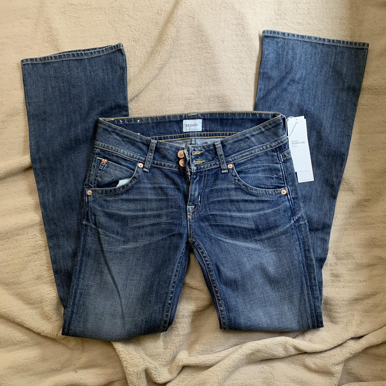Hudson Women's Blue Jeans Depop