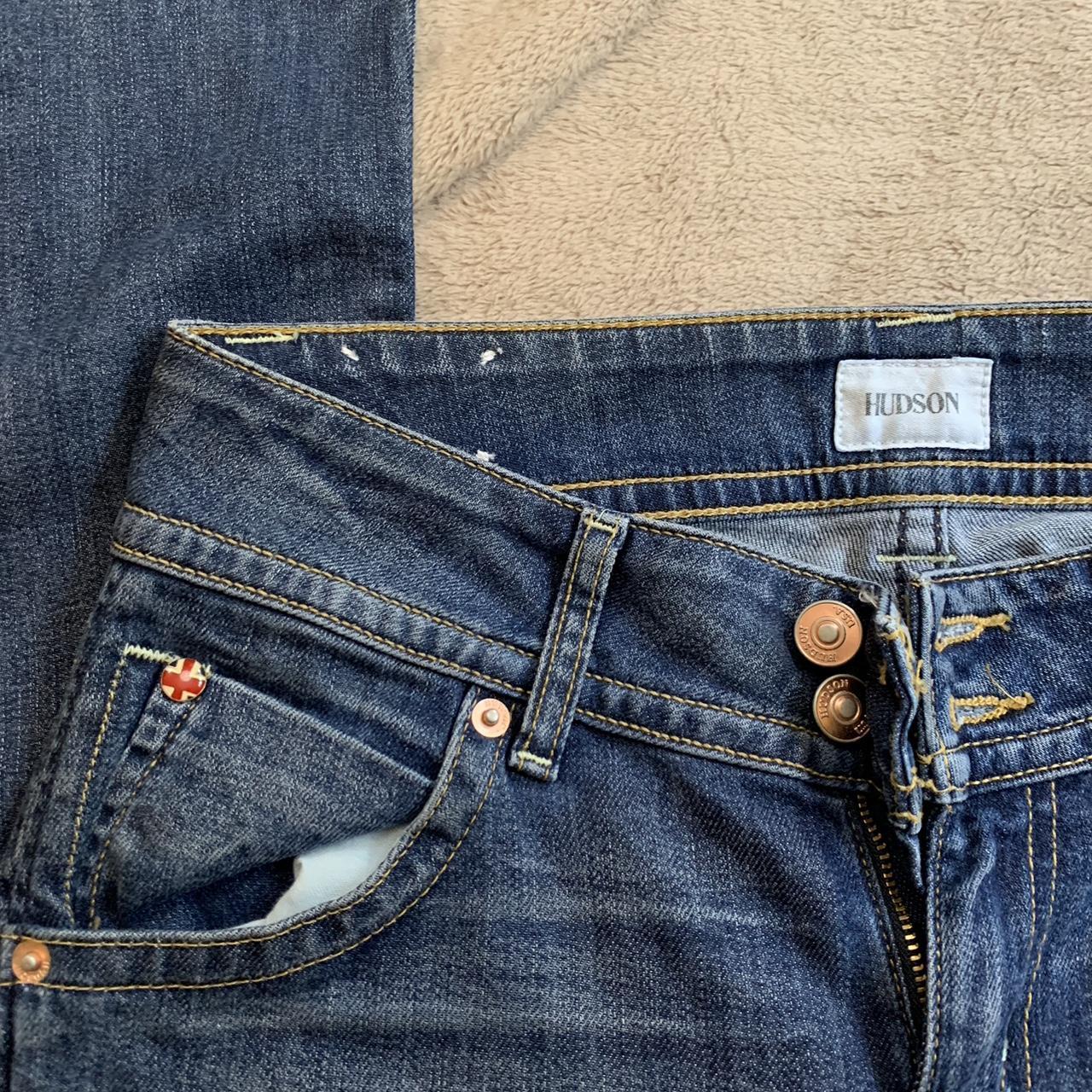 Hudson Women's Blue Jeans Depop
