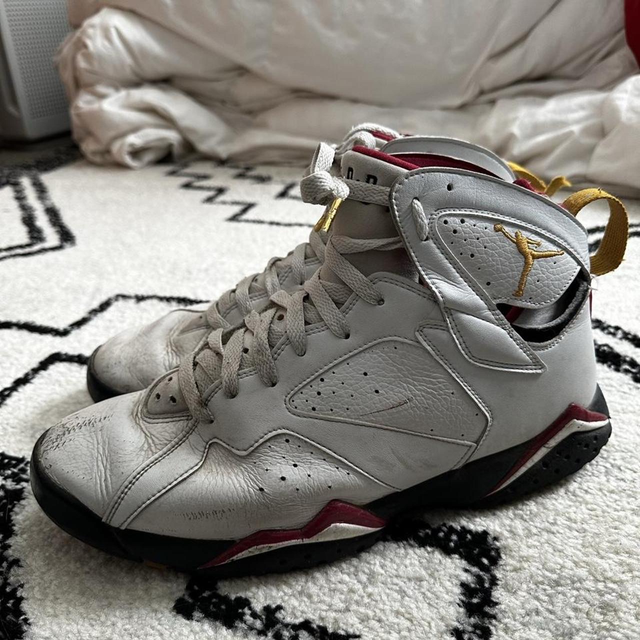 1992 JORDAN 7 WHITE/RED These are in need of a... - Depop