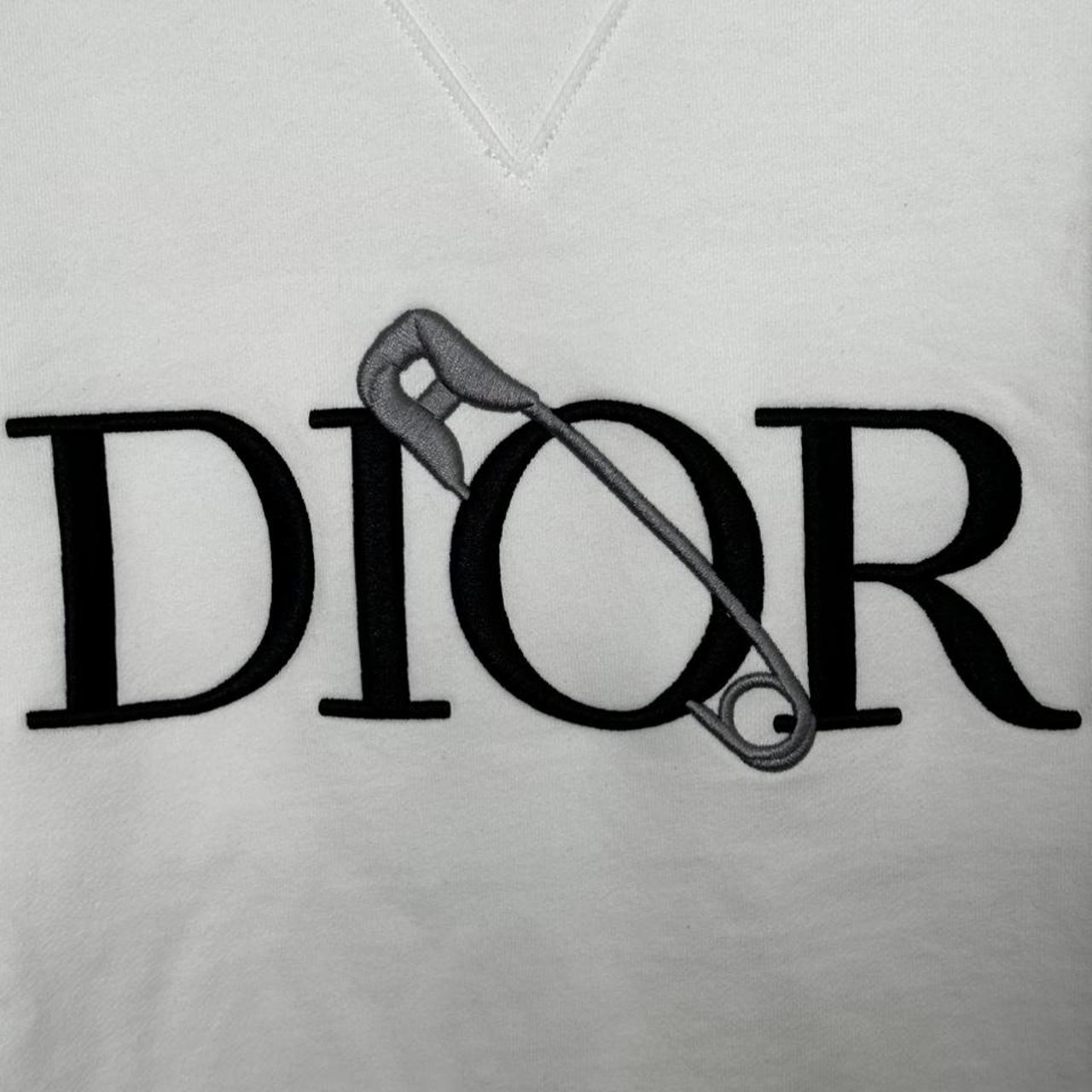 Dior Men's White and Black Jumper (3)