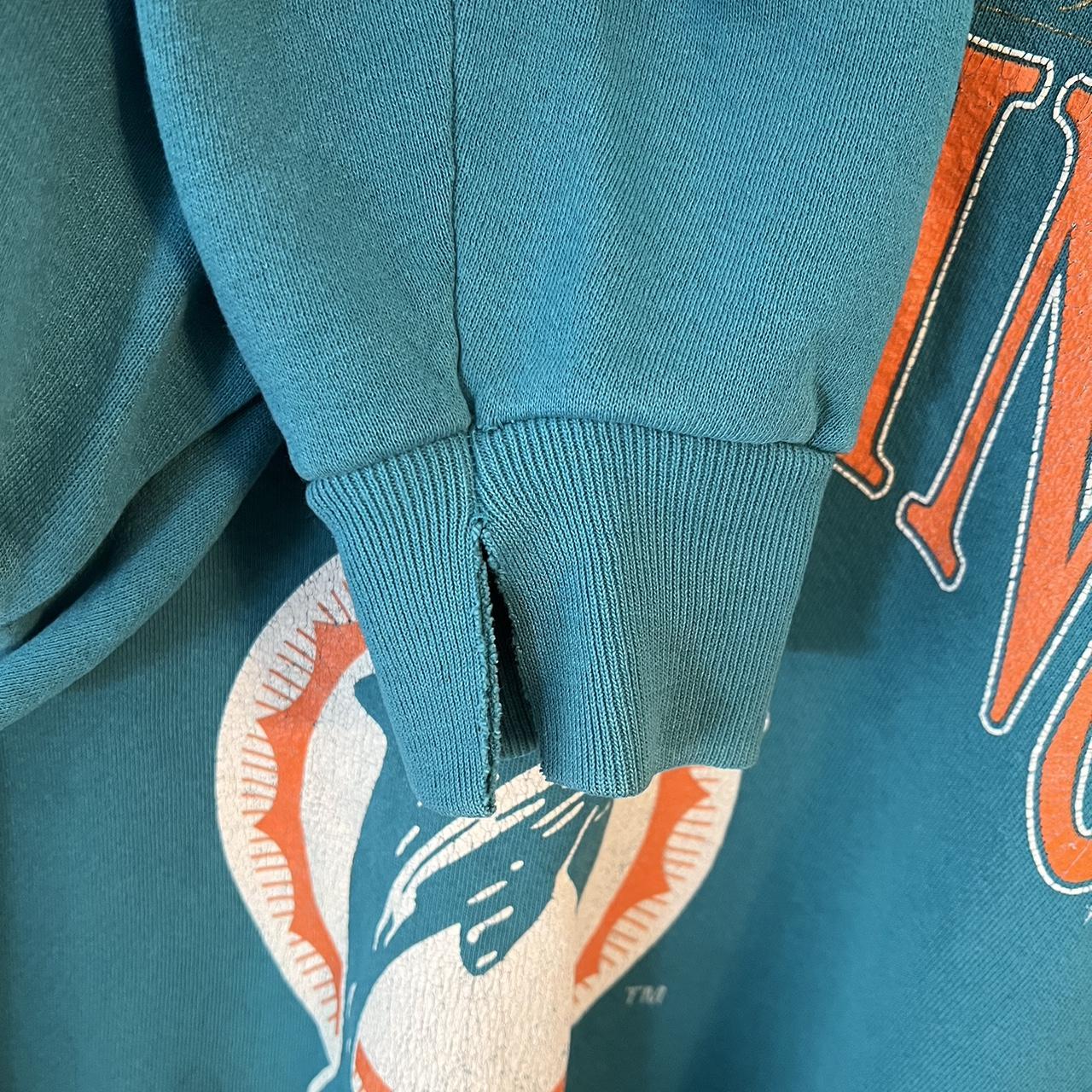 Vintage Miami Dolphins sweatshirt size XL good - Depop