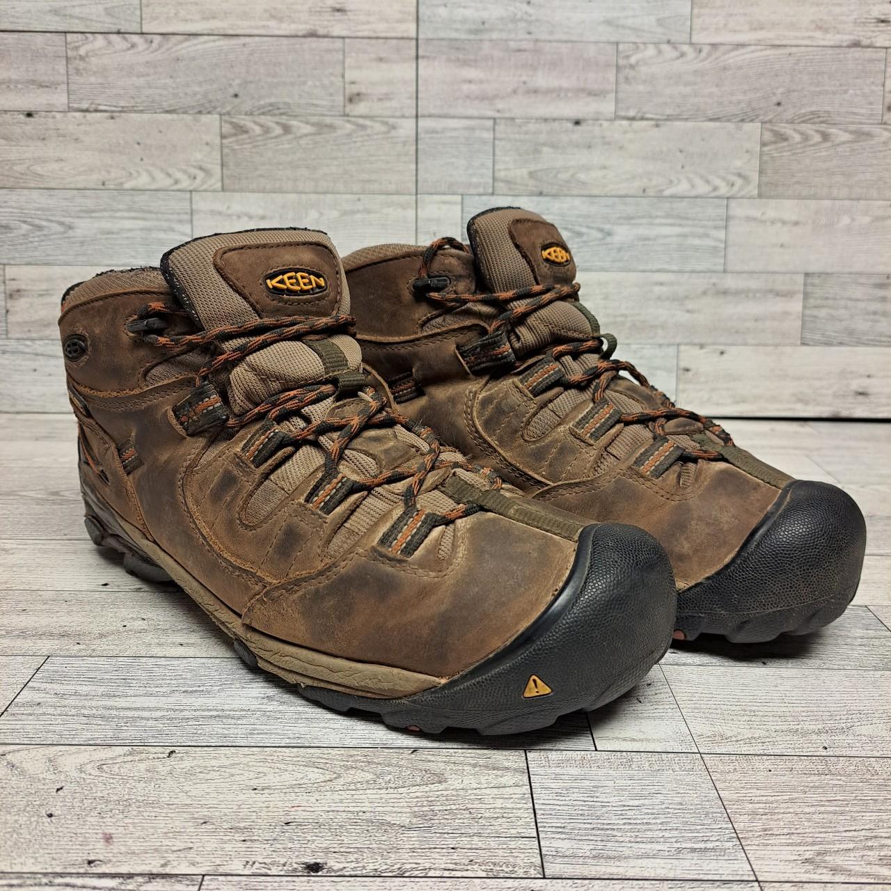 Men's Keen Field Hiking Boots Brown leather uppers... - Depop