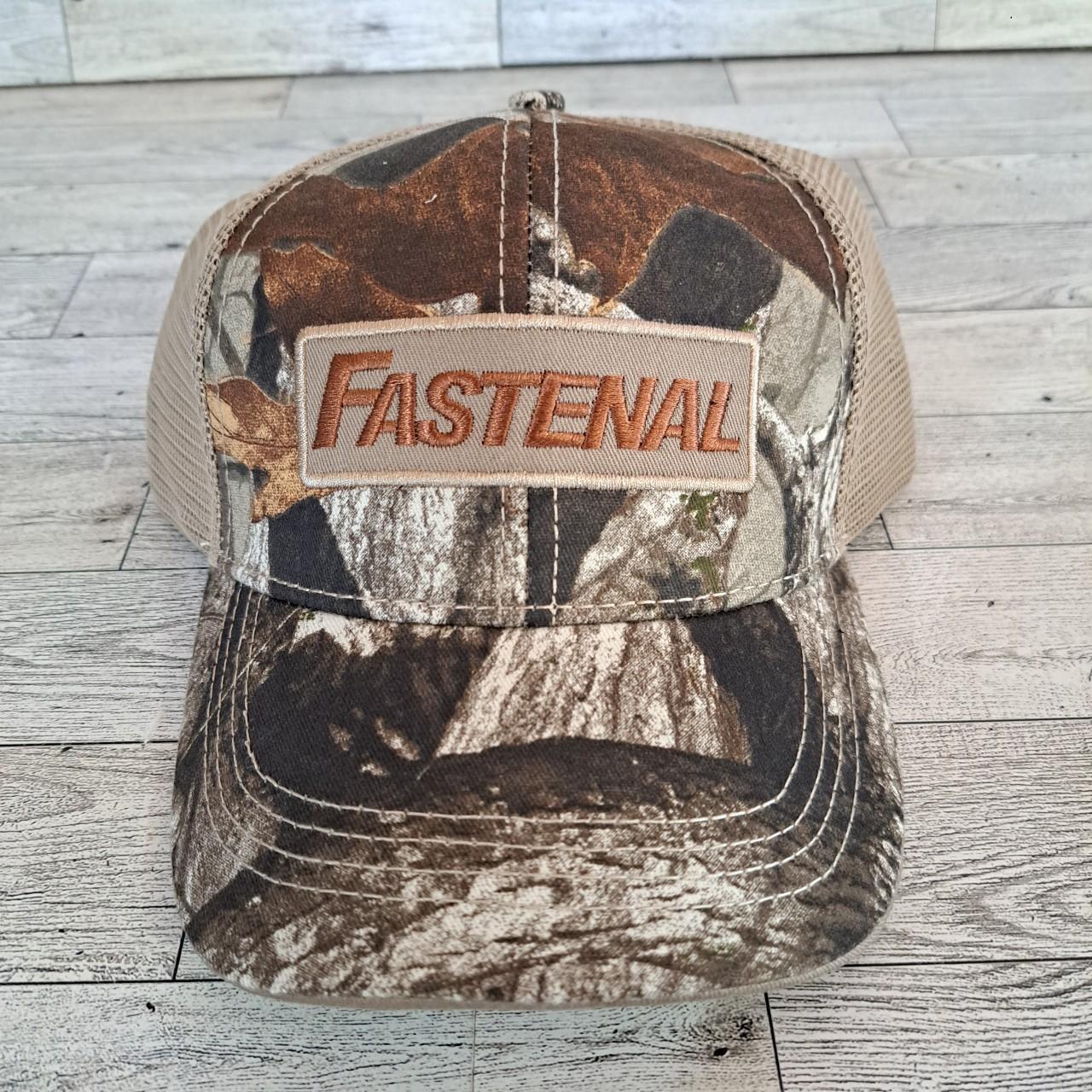Men's Fastenal Camo Hunting Trucker Cap NEW New... Depop