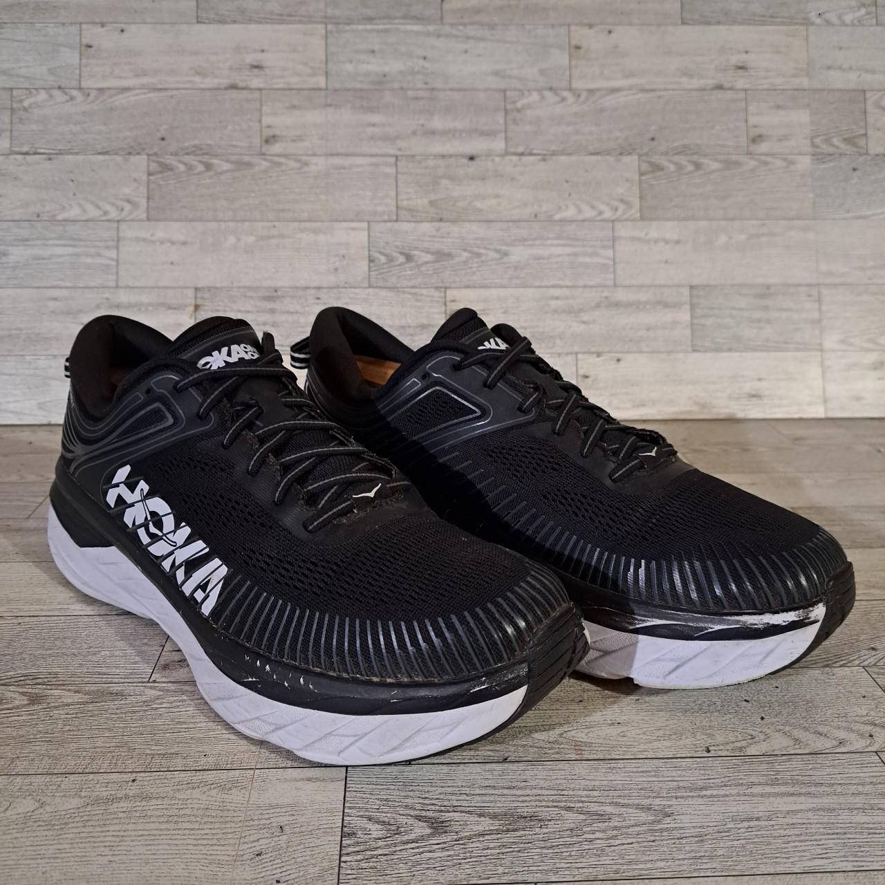 Men's Hoka One One Bondi 7 Athletic Running Sneakers - Depop